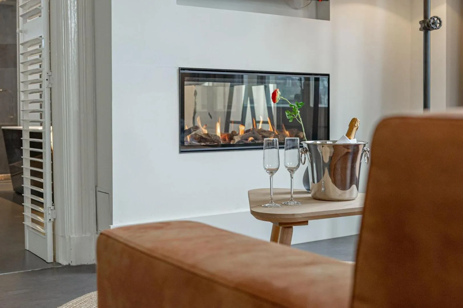 Seating area in Bossche Suites Stationsweg