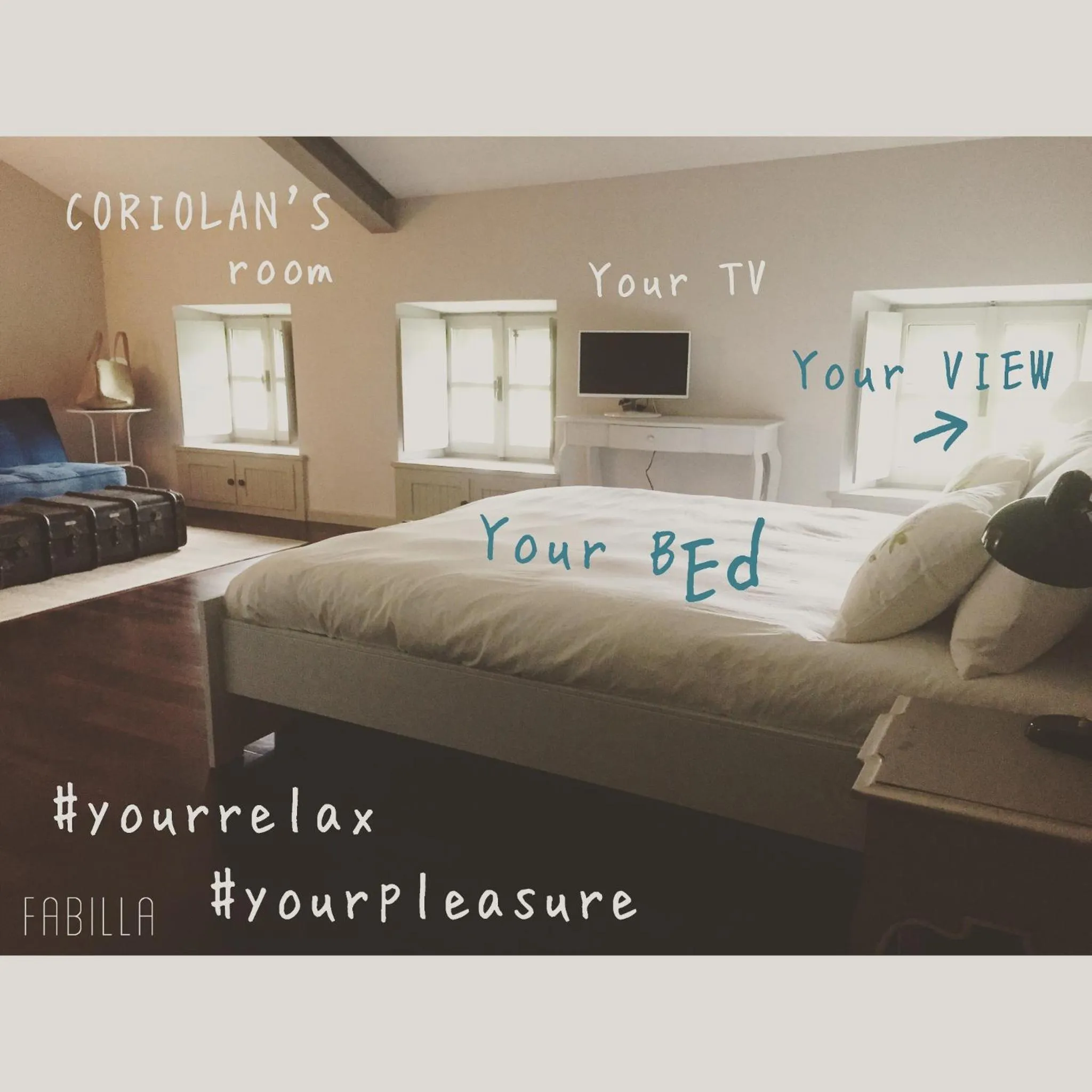 Bed in La Scuderia Charming Rooms b&b