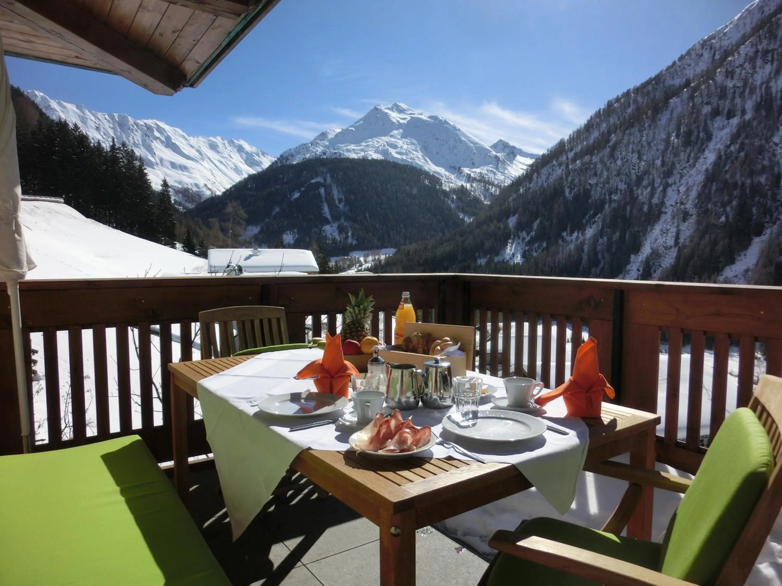 Balcony/Terrace in Gasthof Innerwalten