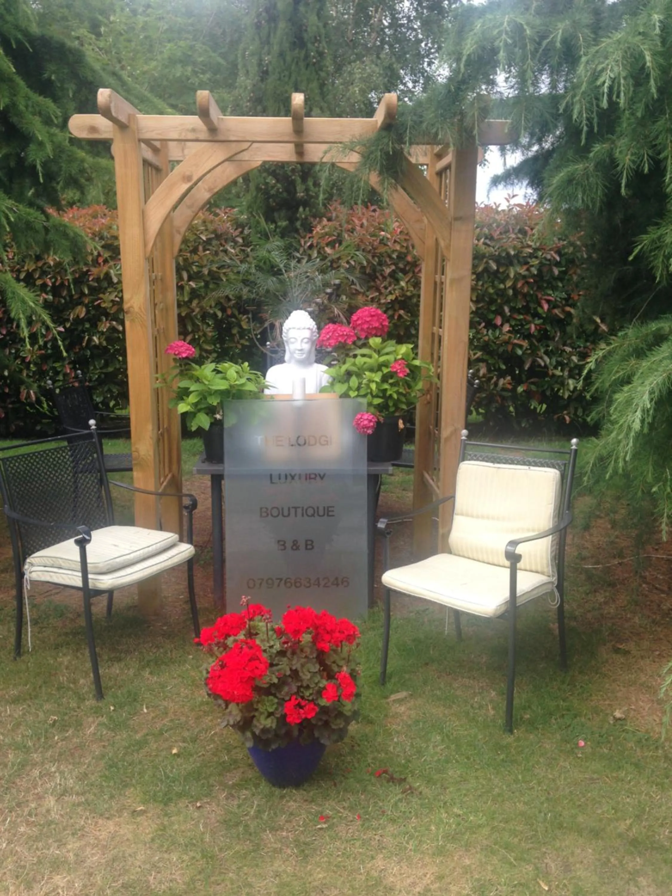 Patio in The Lodge at Ruddington