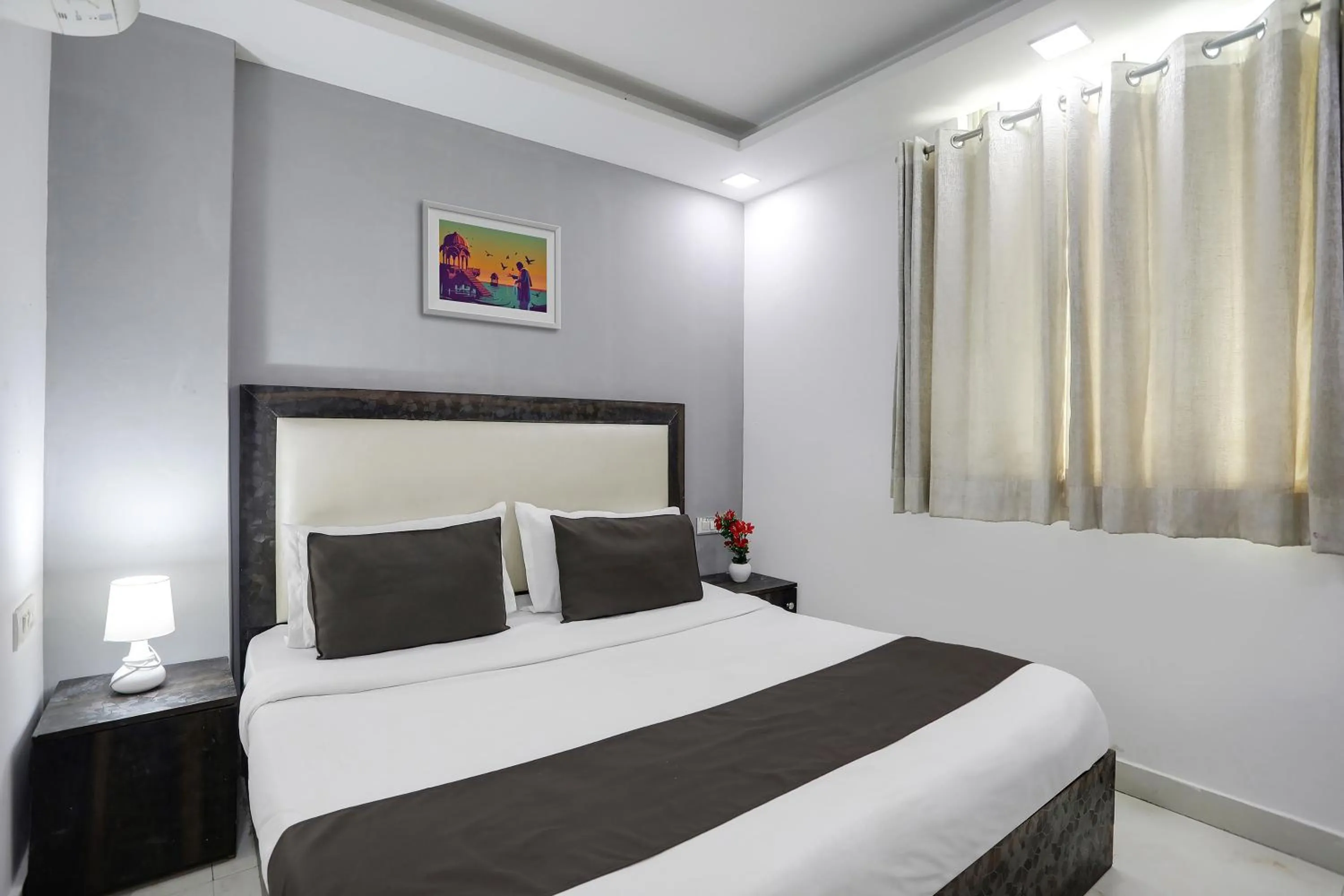 Bed in Super Hotel O Mannat Near Lotus Temple