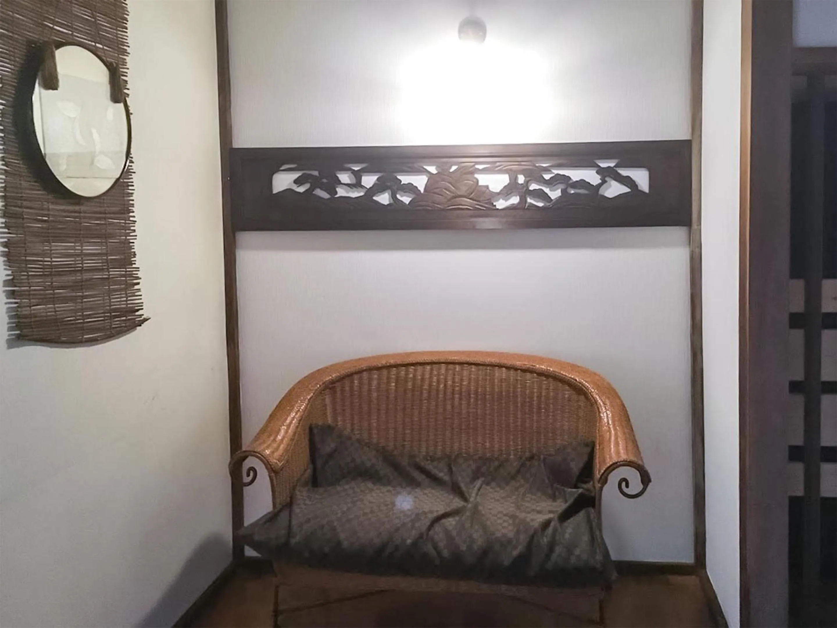 Decorative detail in Wafu Guesthouse Kashiwaya