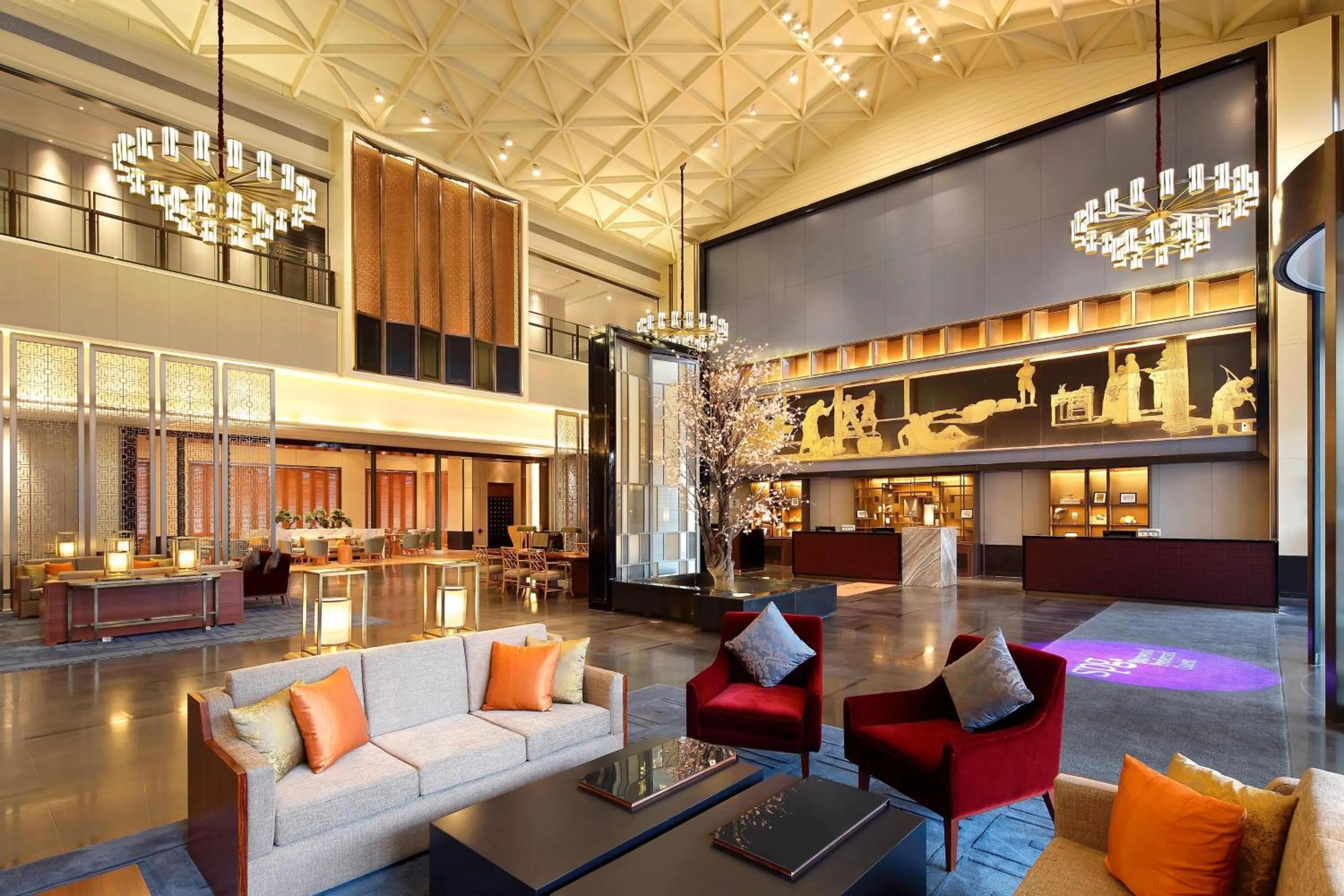 Lobby or reception in Four Points by Sheraton Chengdu, Anren