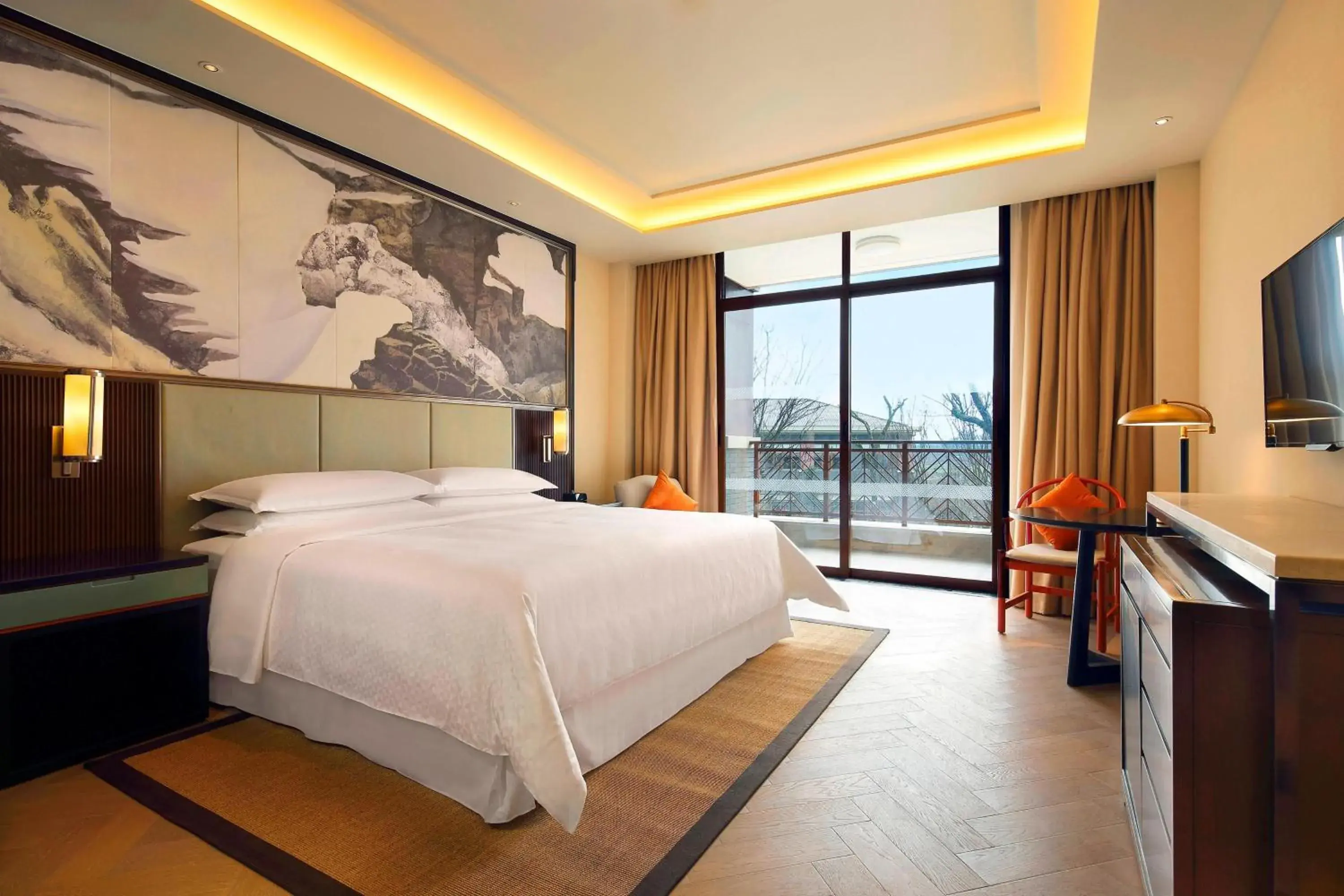 Guest Room, 1 King in Four Points by Sheraton Chengdu, Anren Guest Room, 1 King in Four Points by Sheraton Chengdu, Anren
