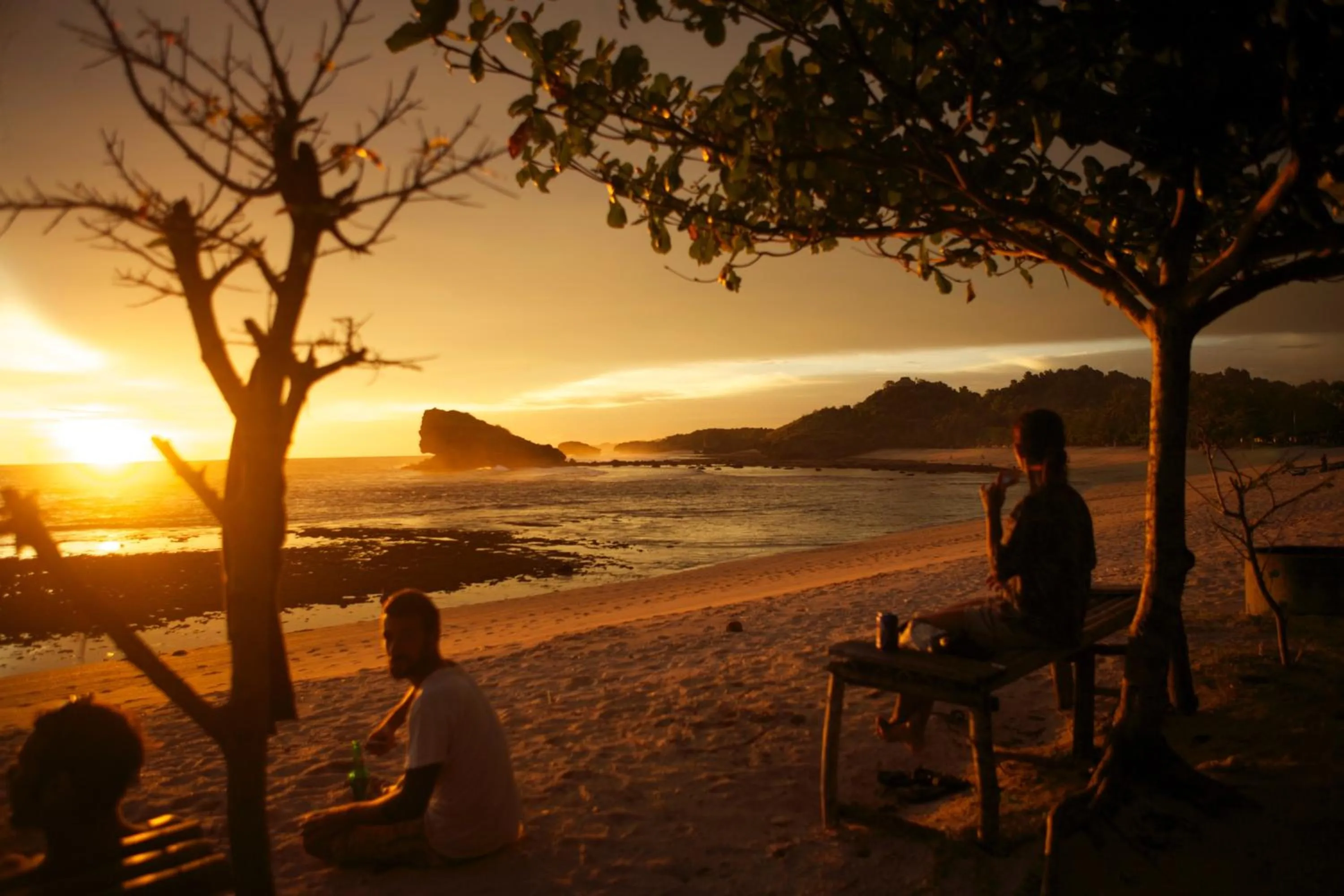 Beach in Desa Limasan Resort
