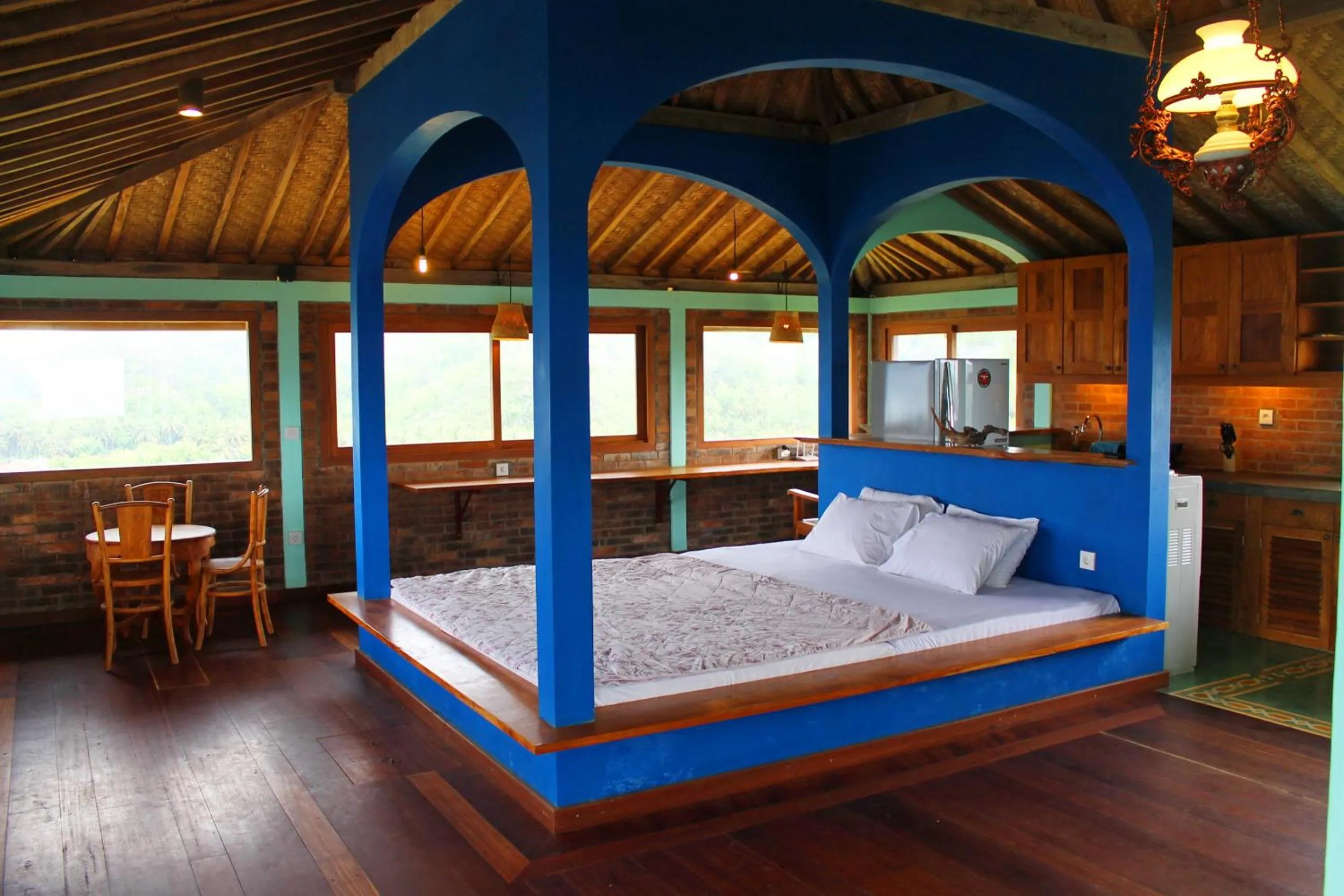 Photo of the whole room, Bed in Desa Limasan Resort