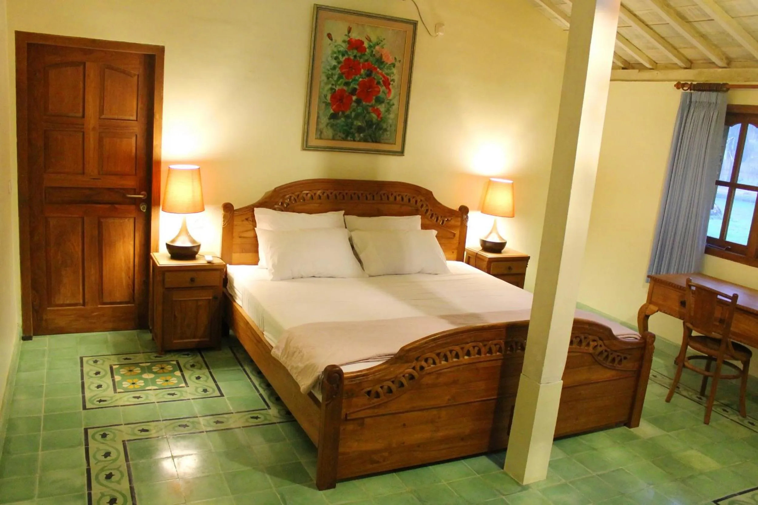 Bedroom, Bed in Desa Limasan Resort