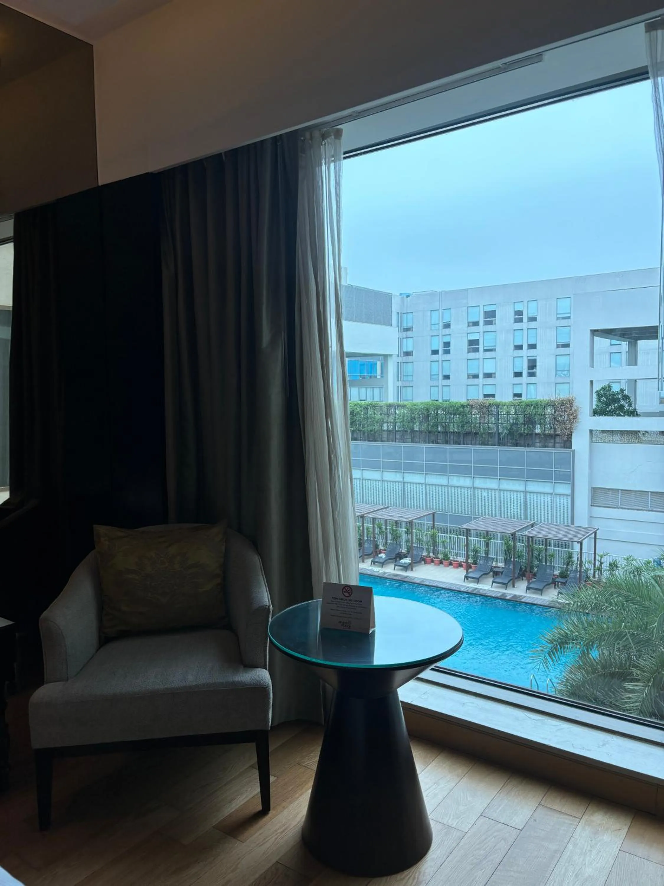 Pool view in Pride Plaza Hotel, Aerocity New Delhi