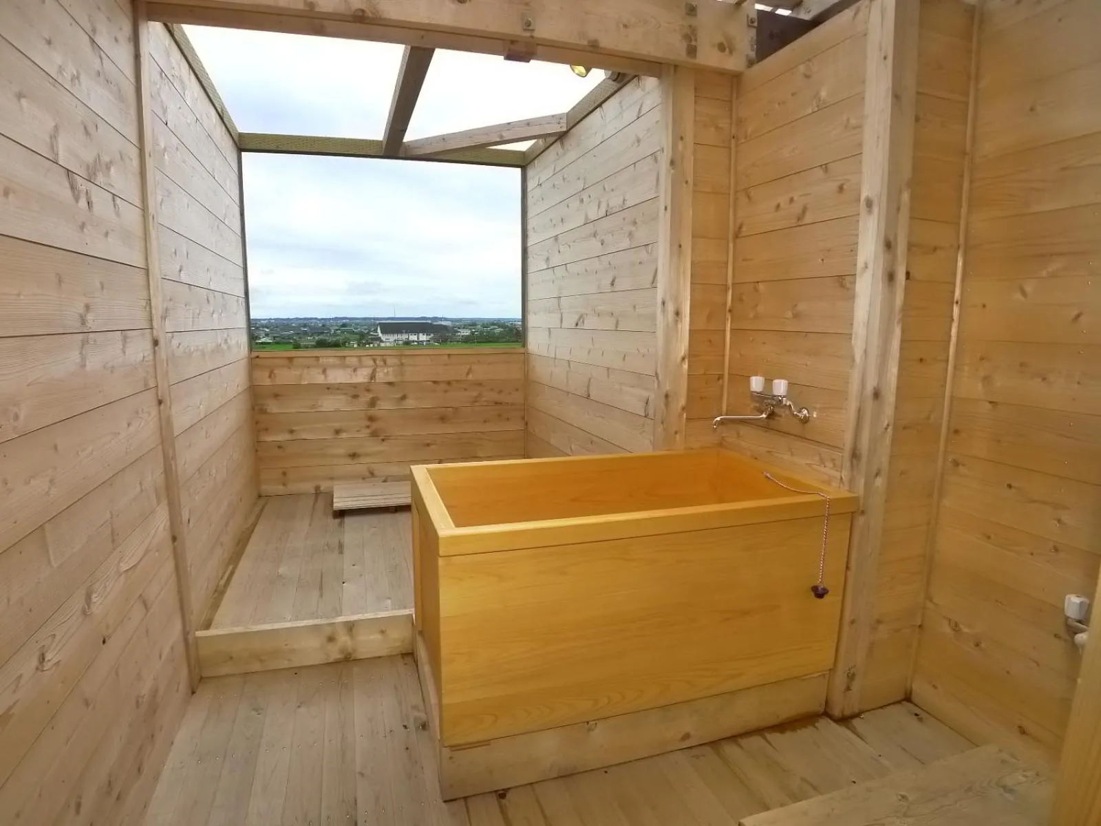 Open Air Bath in Hotel Shin Makomo