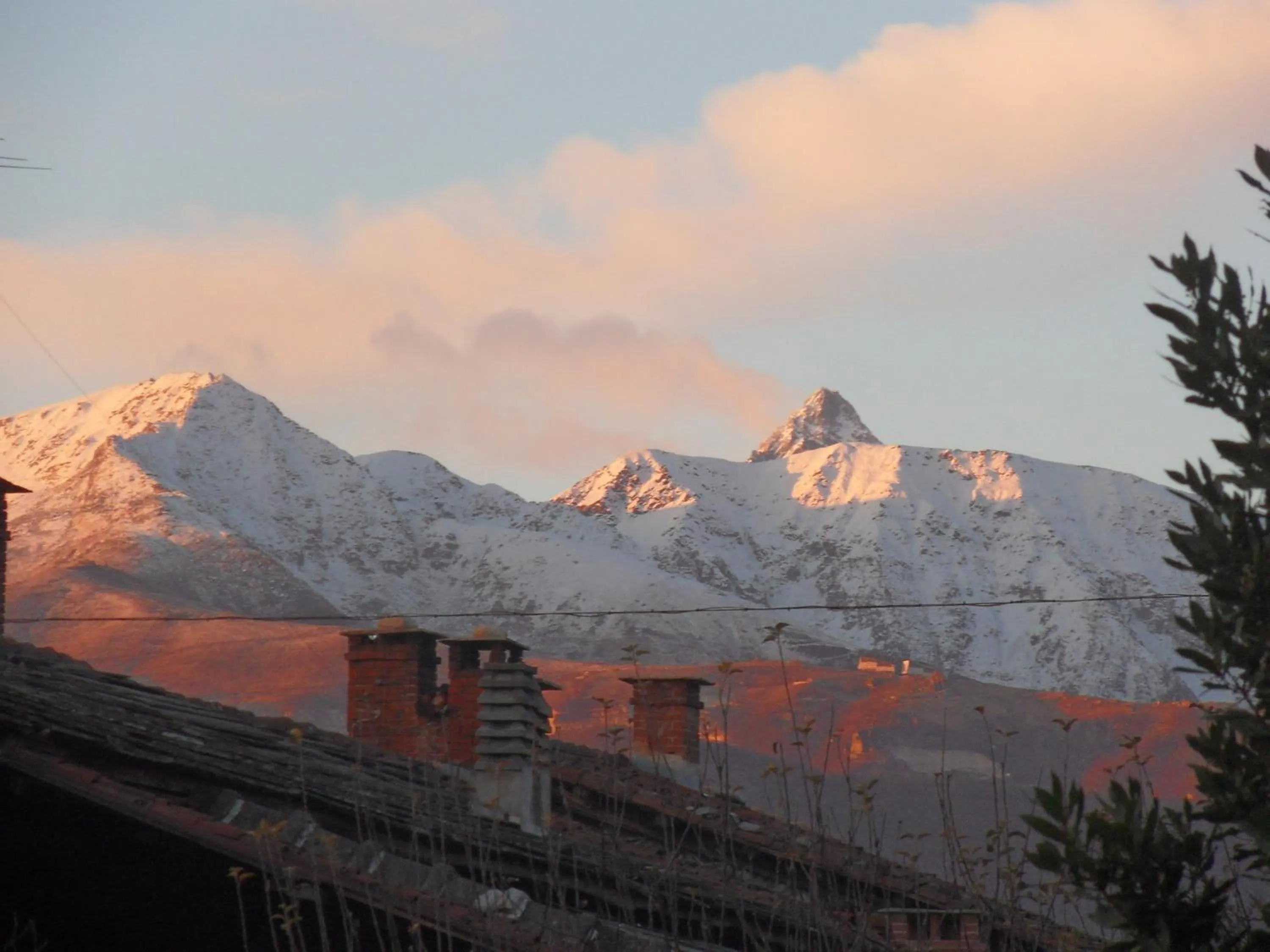 Mountain view in B&B Cascina Marie