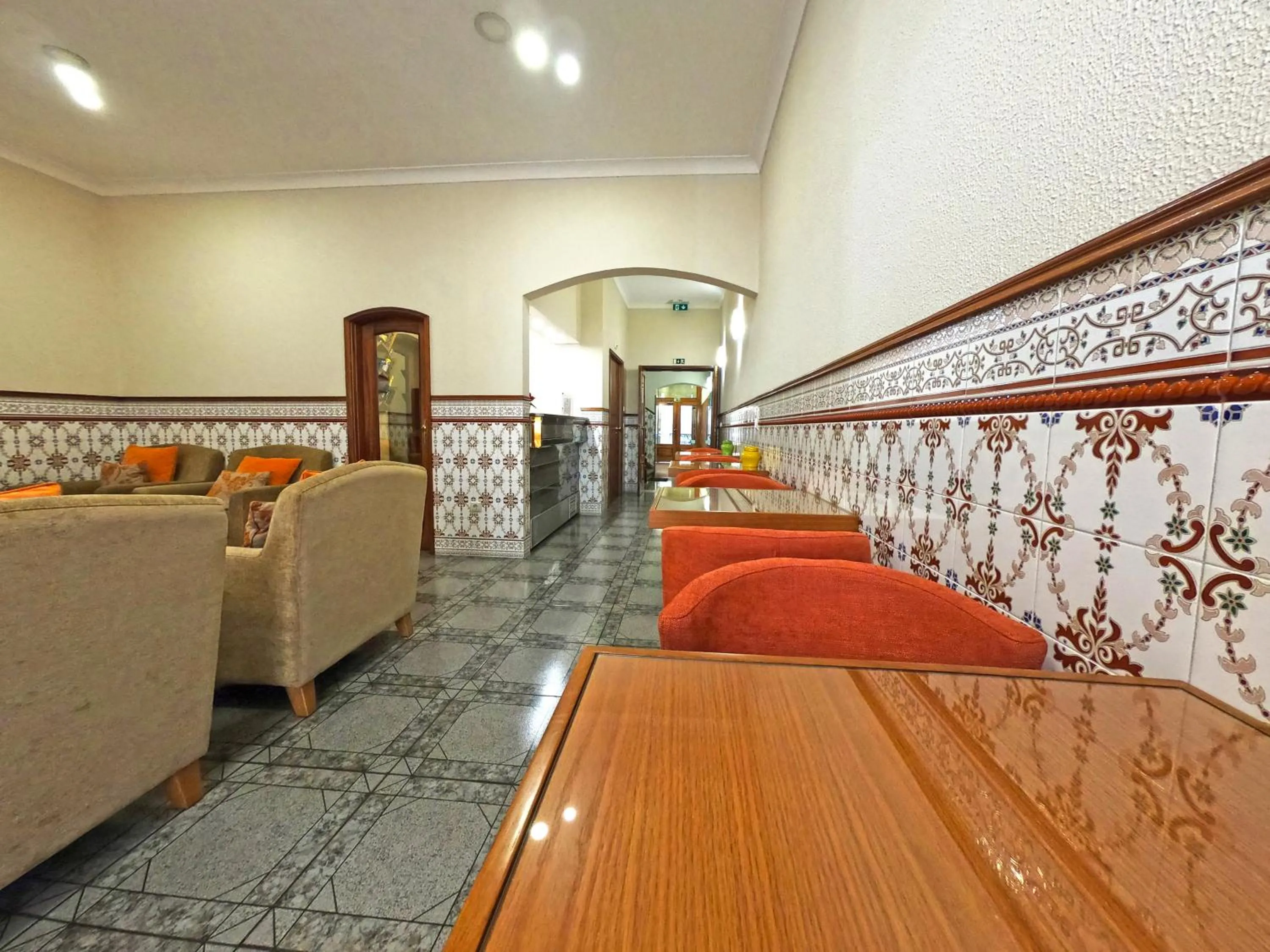 Lounge or bar in Lusitana Hotel