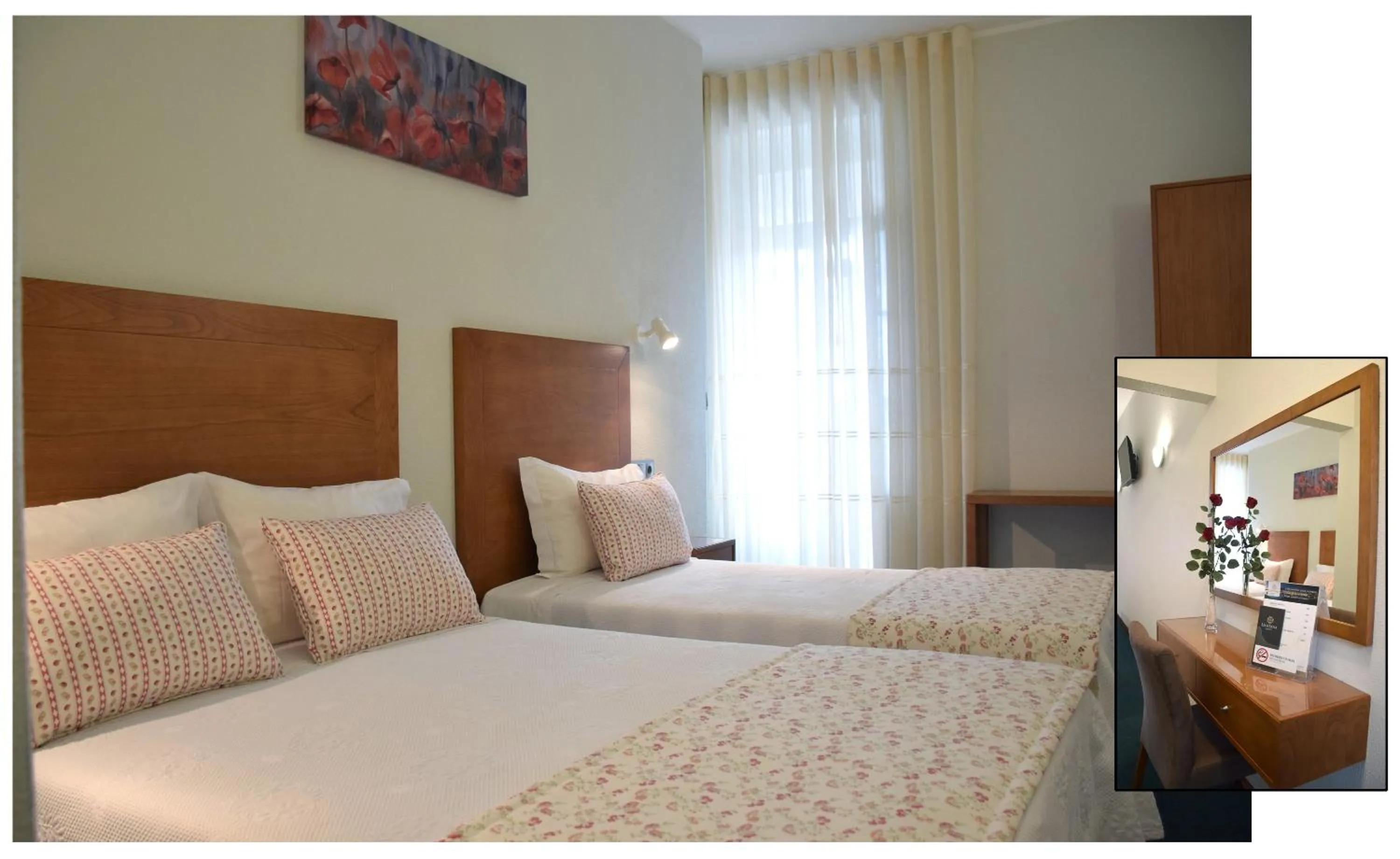 Bed in Lusitana Hotel