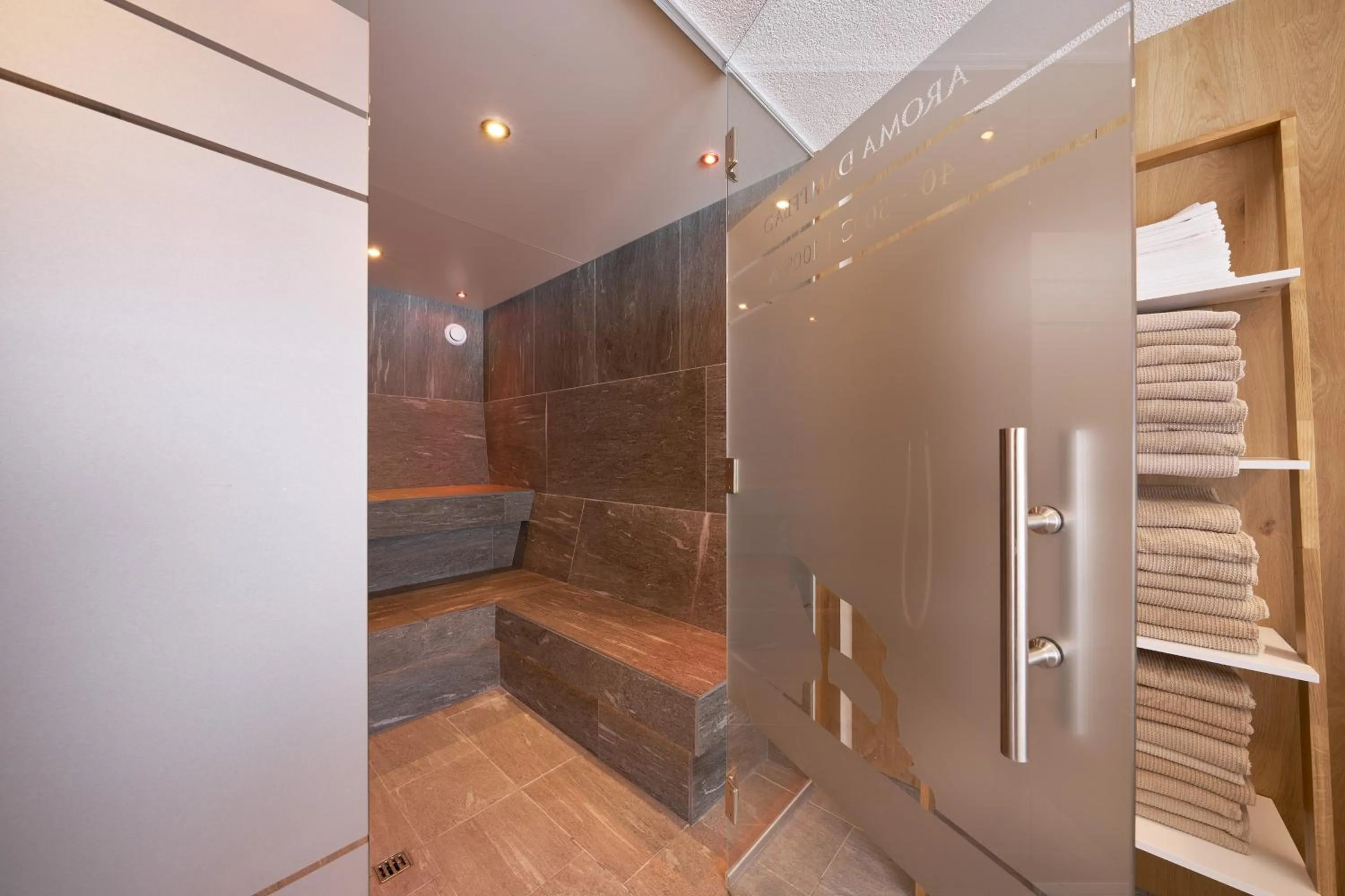 Sauna in Aparthotel Grischuna