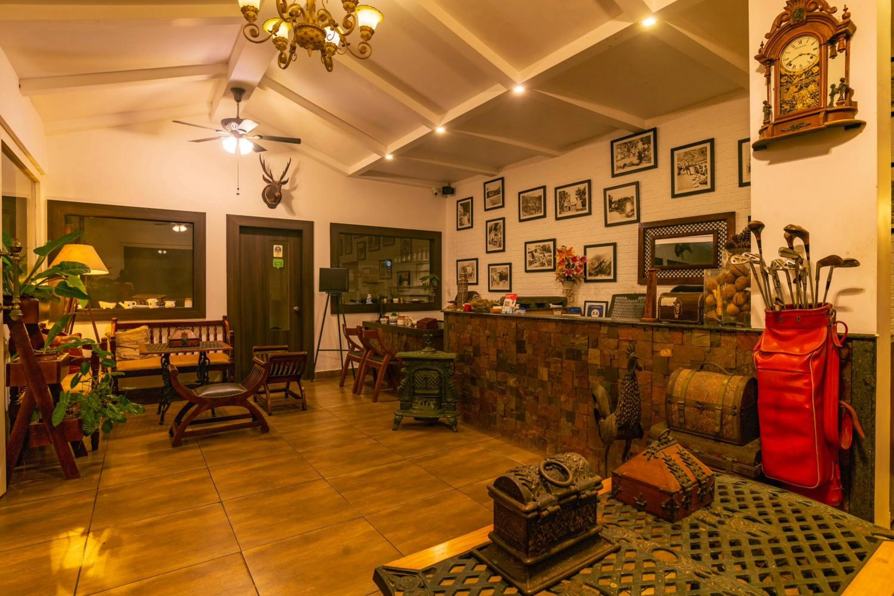 Lobby or reception in Tea Harvester