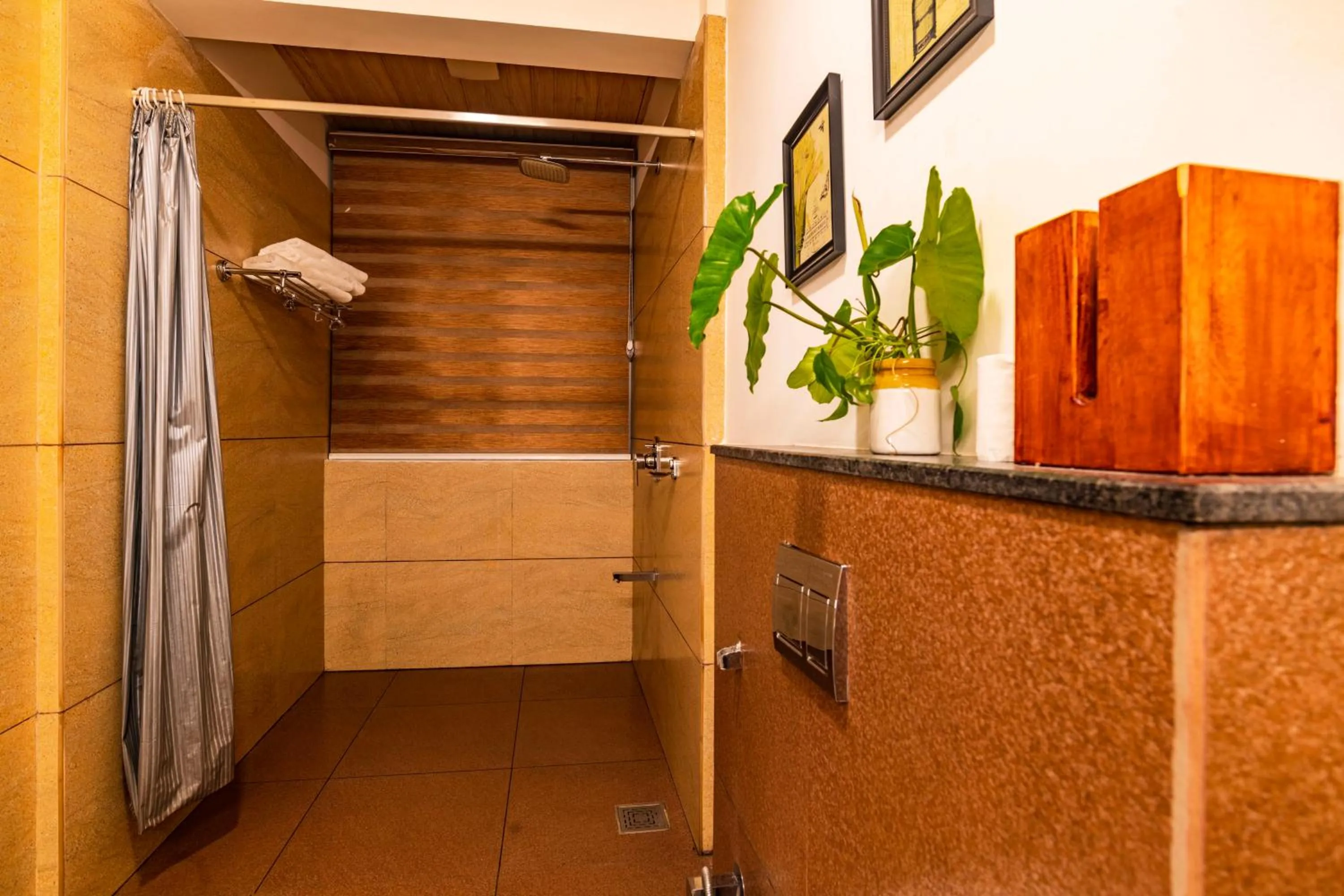 Shower in Tea Harvester