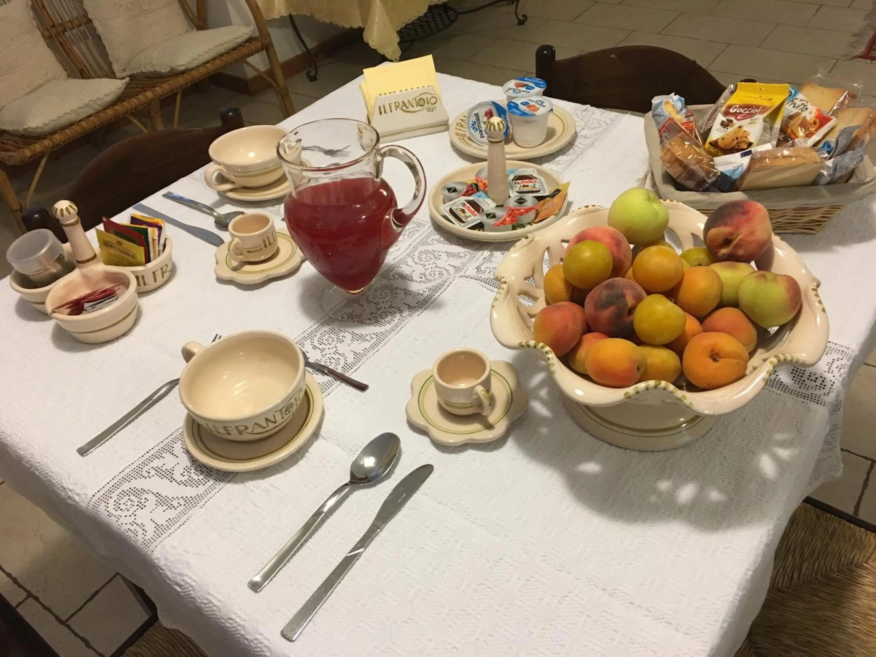 Italian breakfast in Il Frantoio 1937