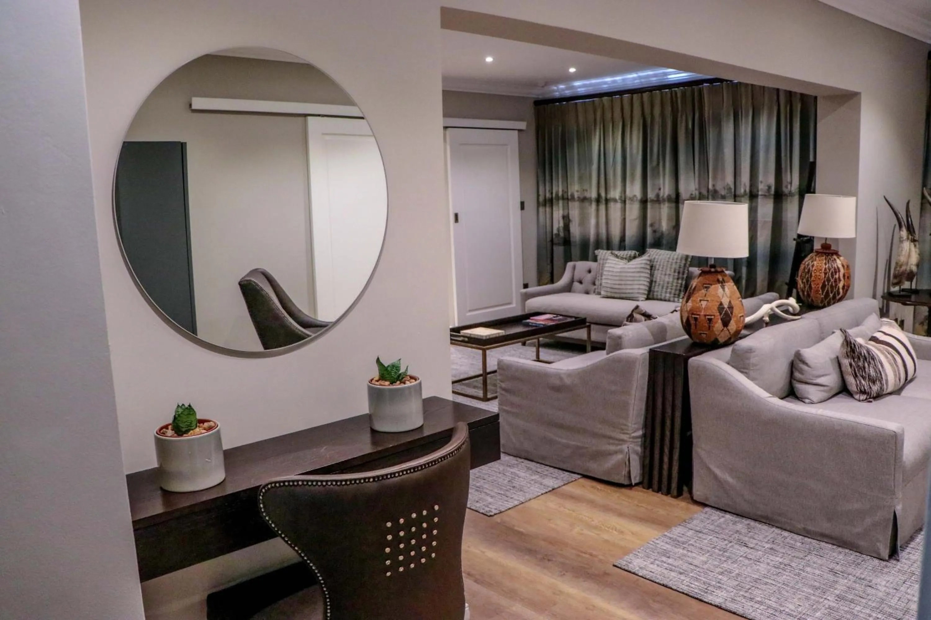 Seating area, Bed in Cresta Mowana Safari Resort & Spa