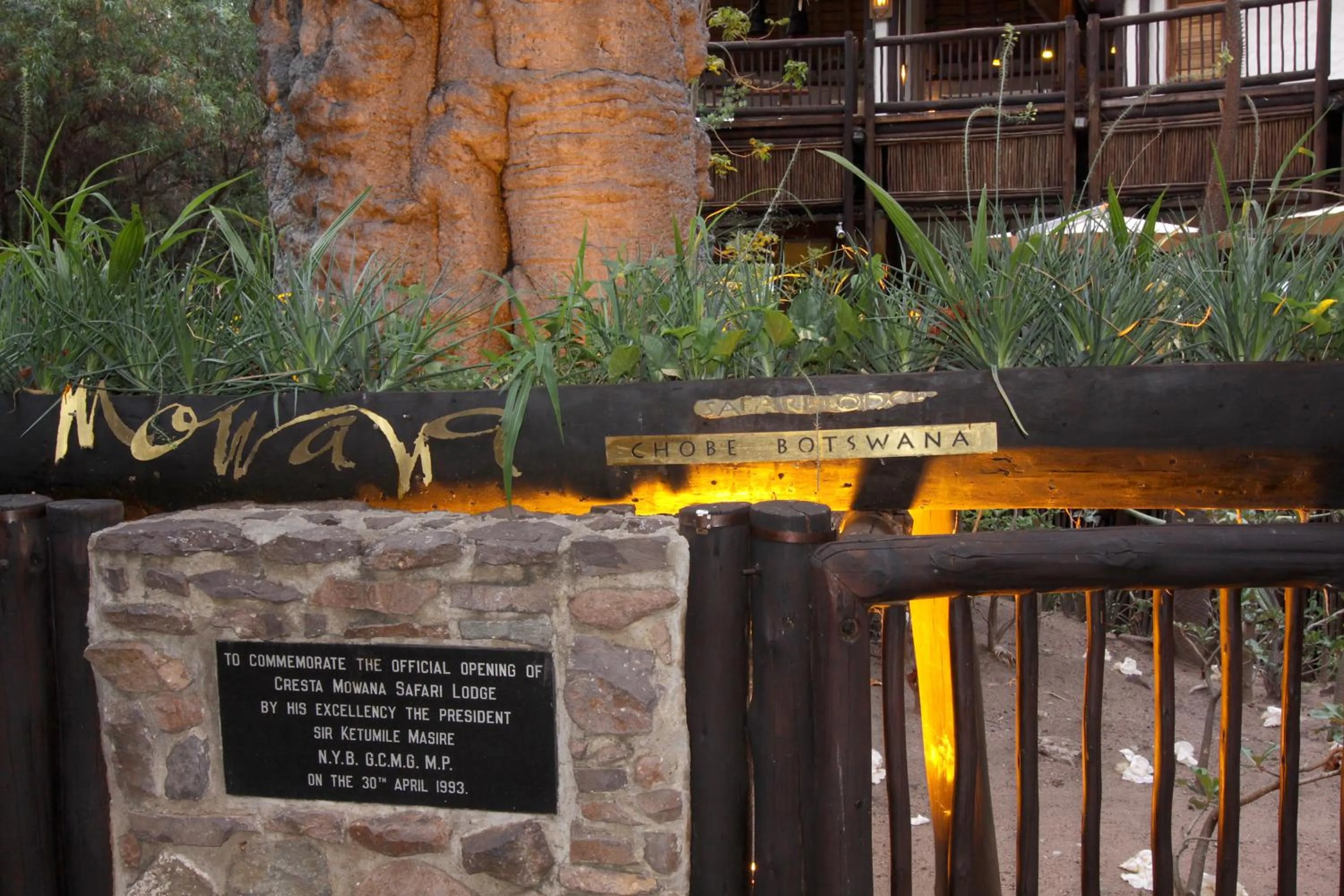 Property logo or sign in Cresta Mowana Safari Resort & Spa