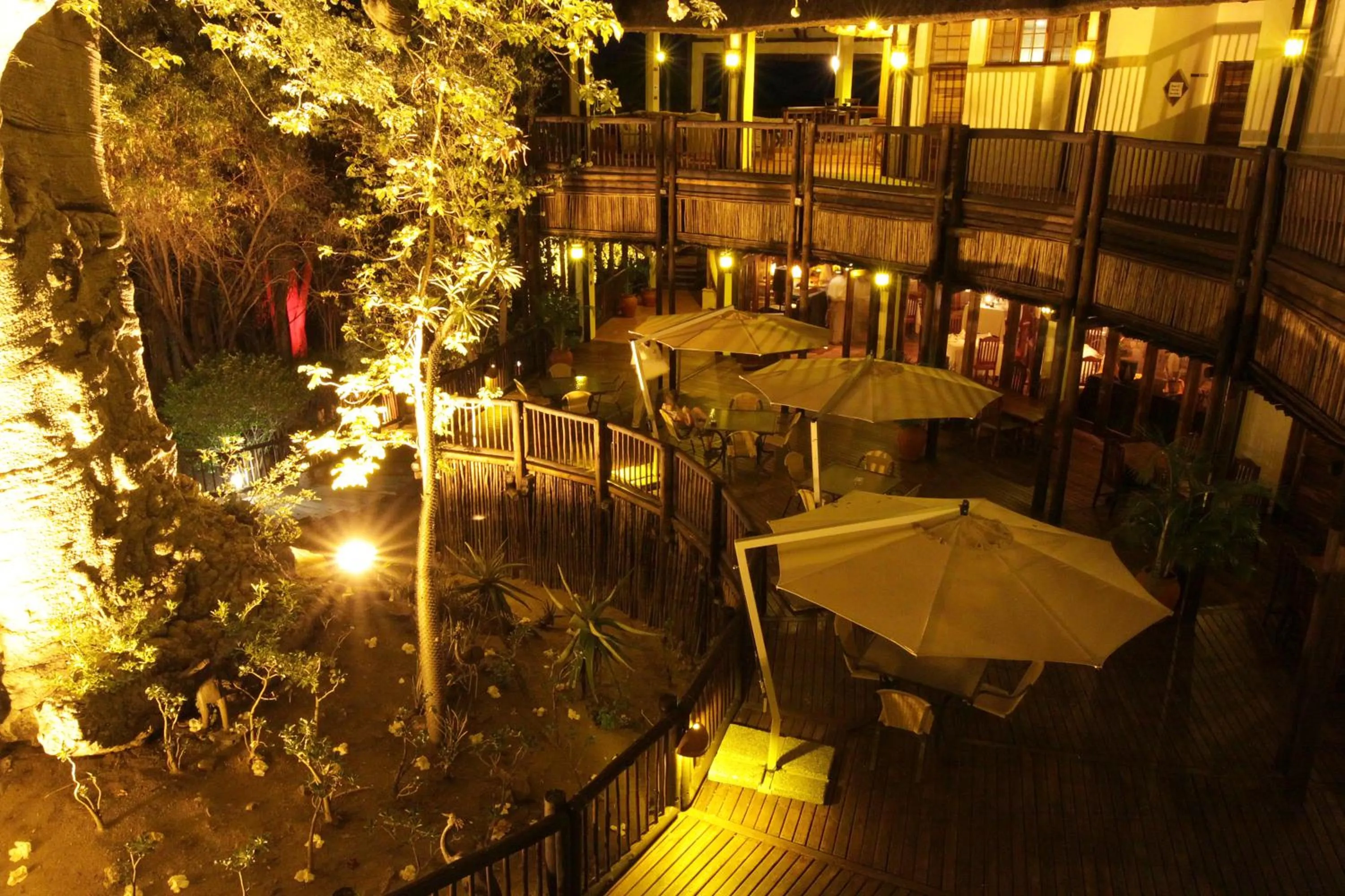 Patio in Cresta Mowana Safari Resort & Spa