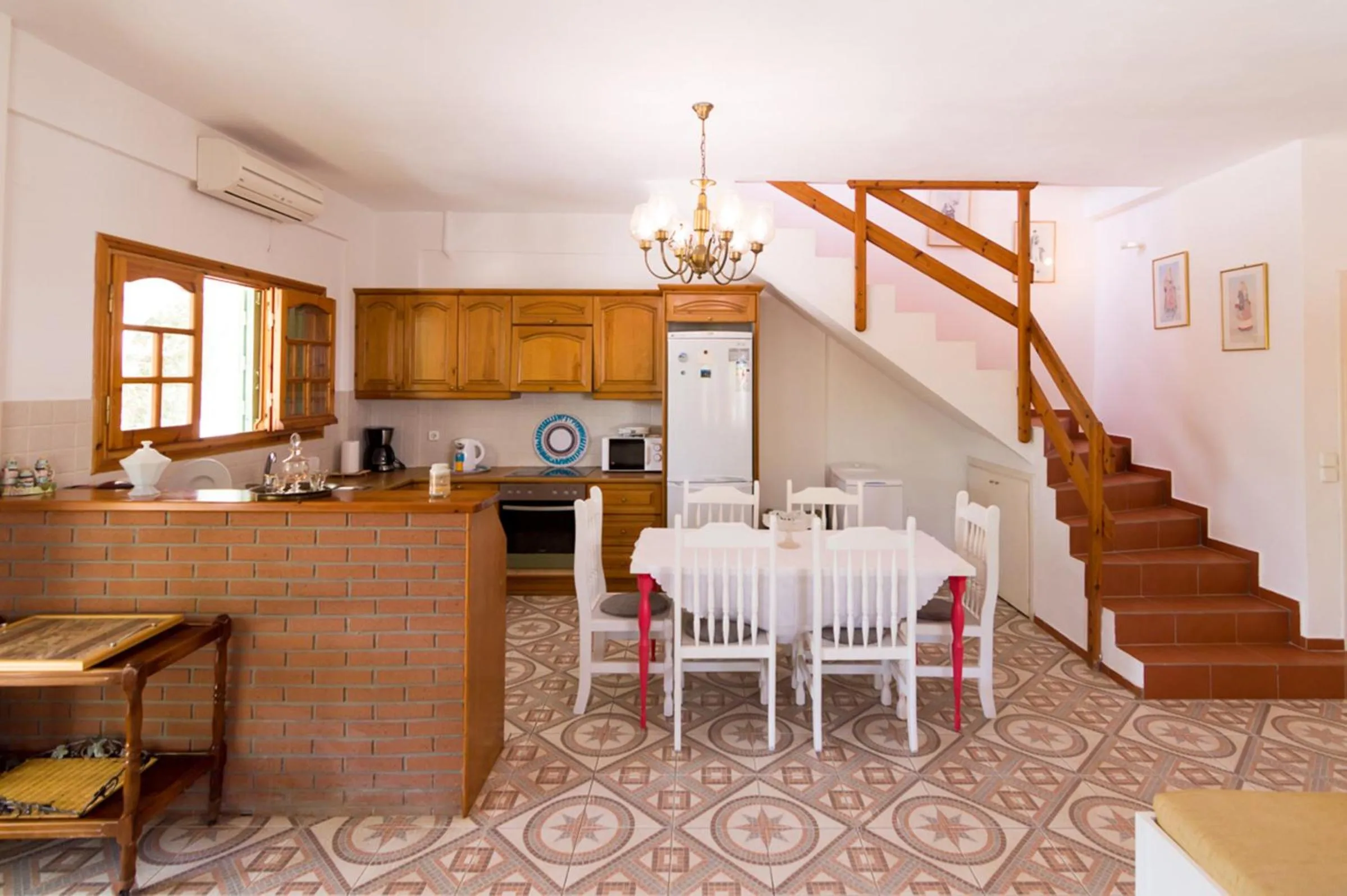Kitchen or kitchenette in Athena Villas Olive Grove & Estate