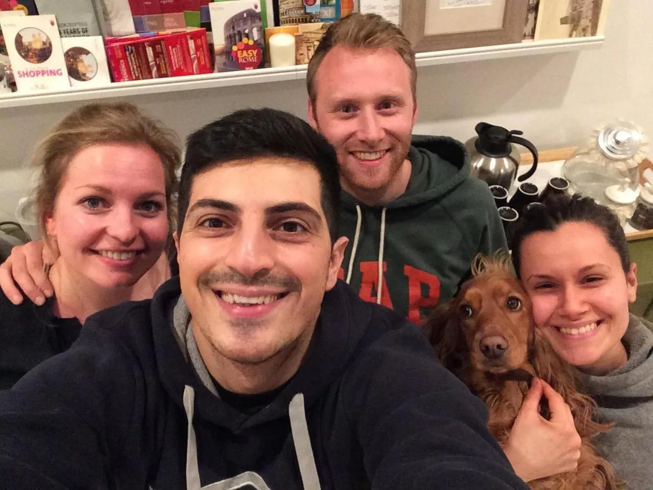 People in A+ Bed and Breakfast