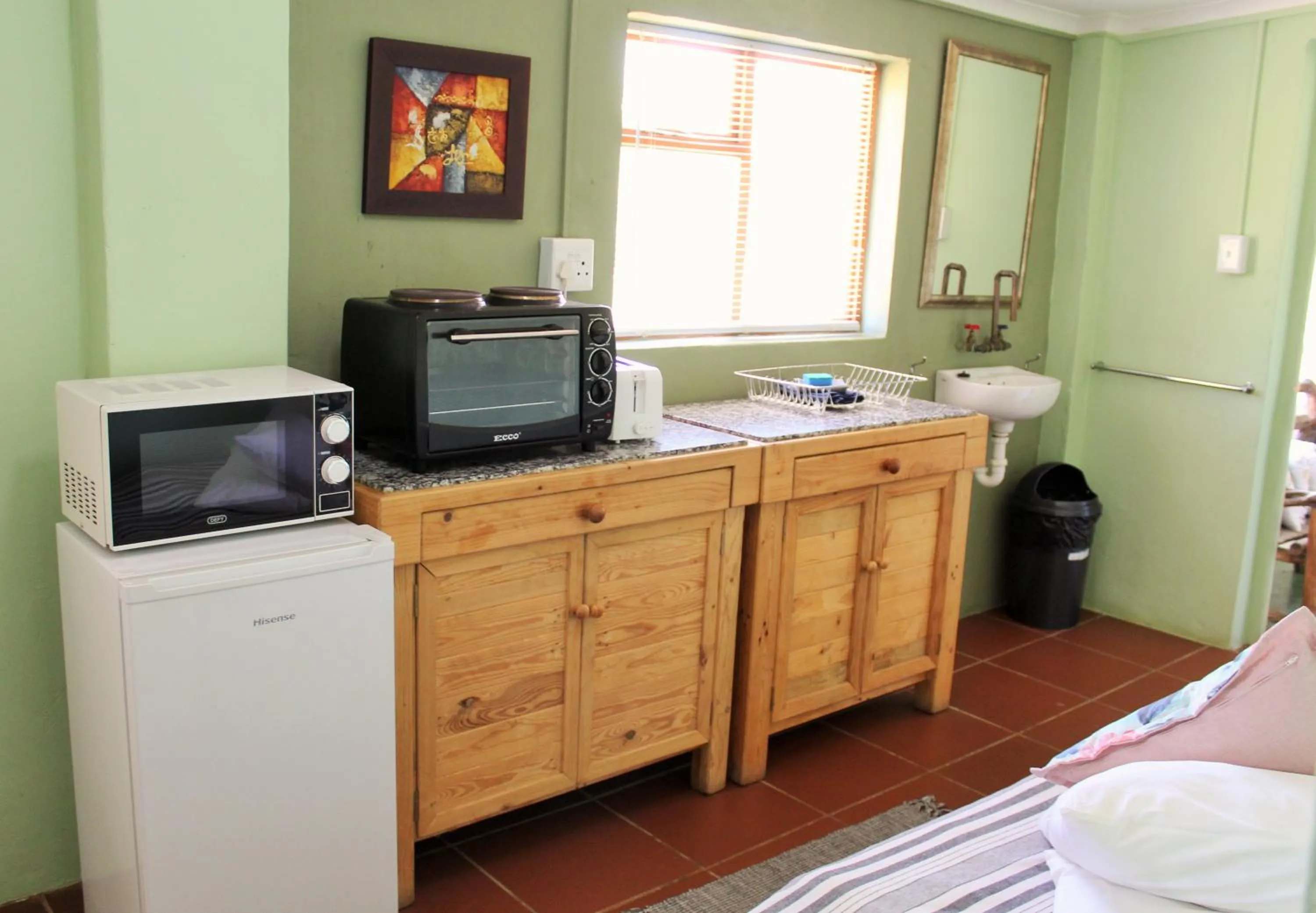 kitchen in Blue Cow Barn - Boutique Farm
