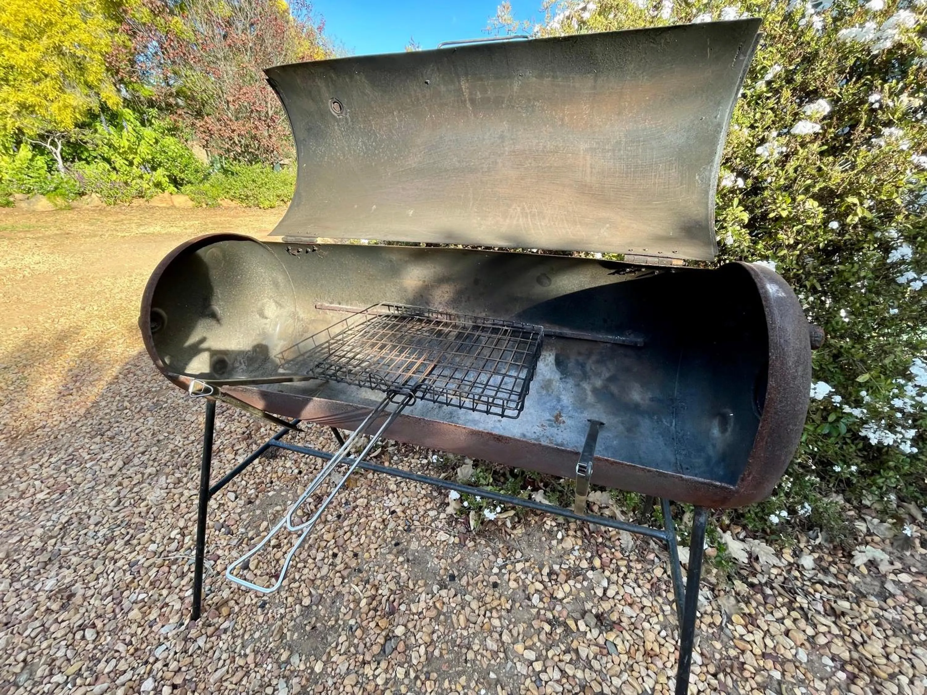 BBQ facilities in Blue Cow Barn - Boutique Farm