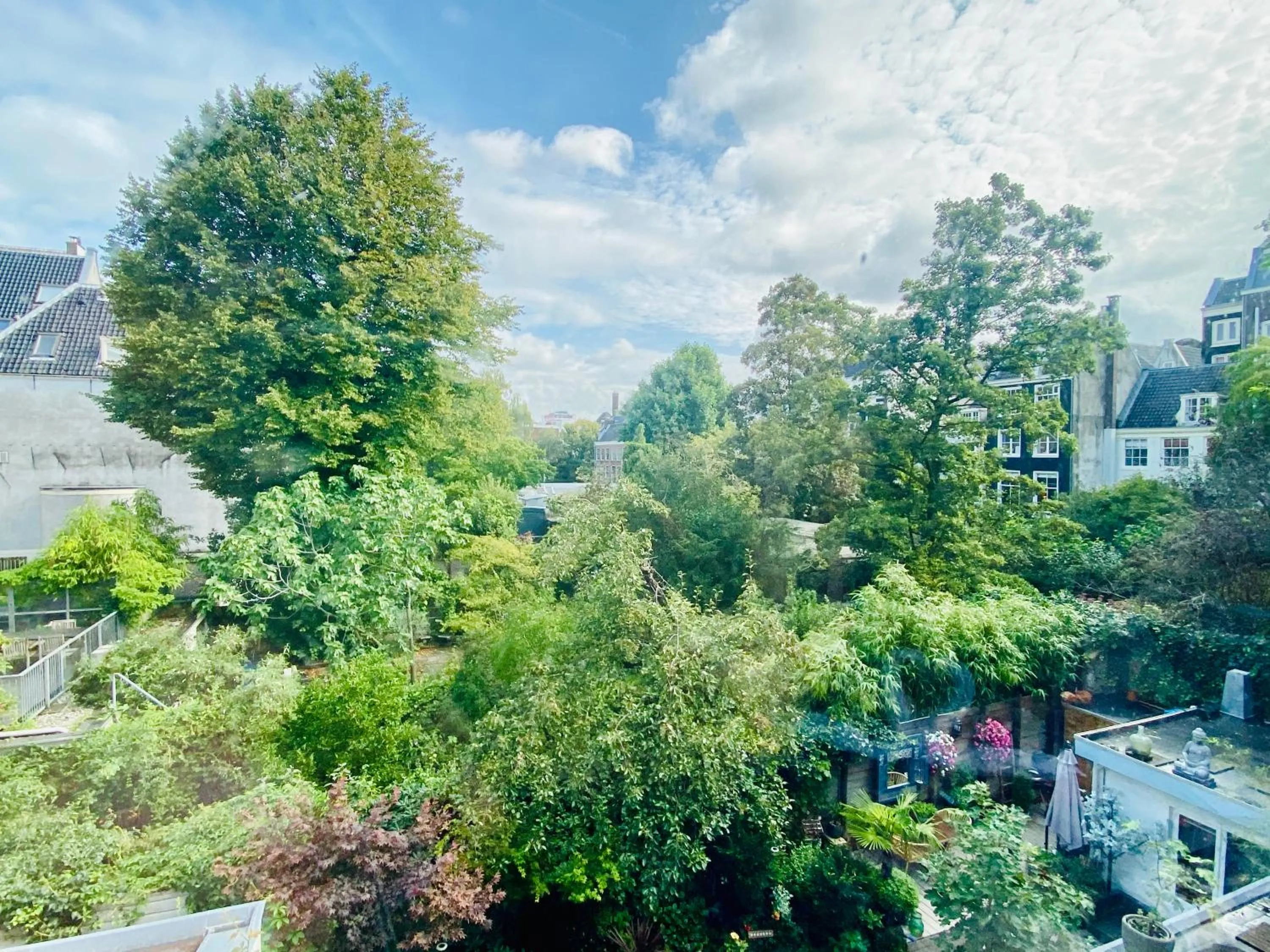 Garden view in Amsterdam Barangay