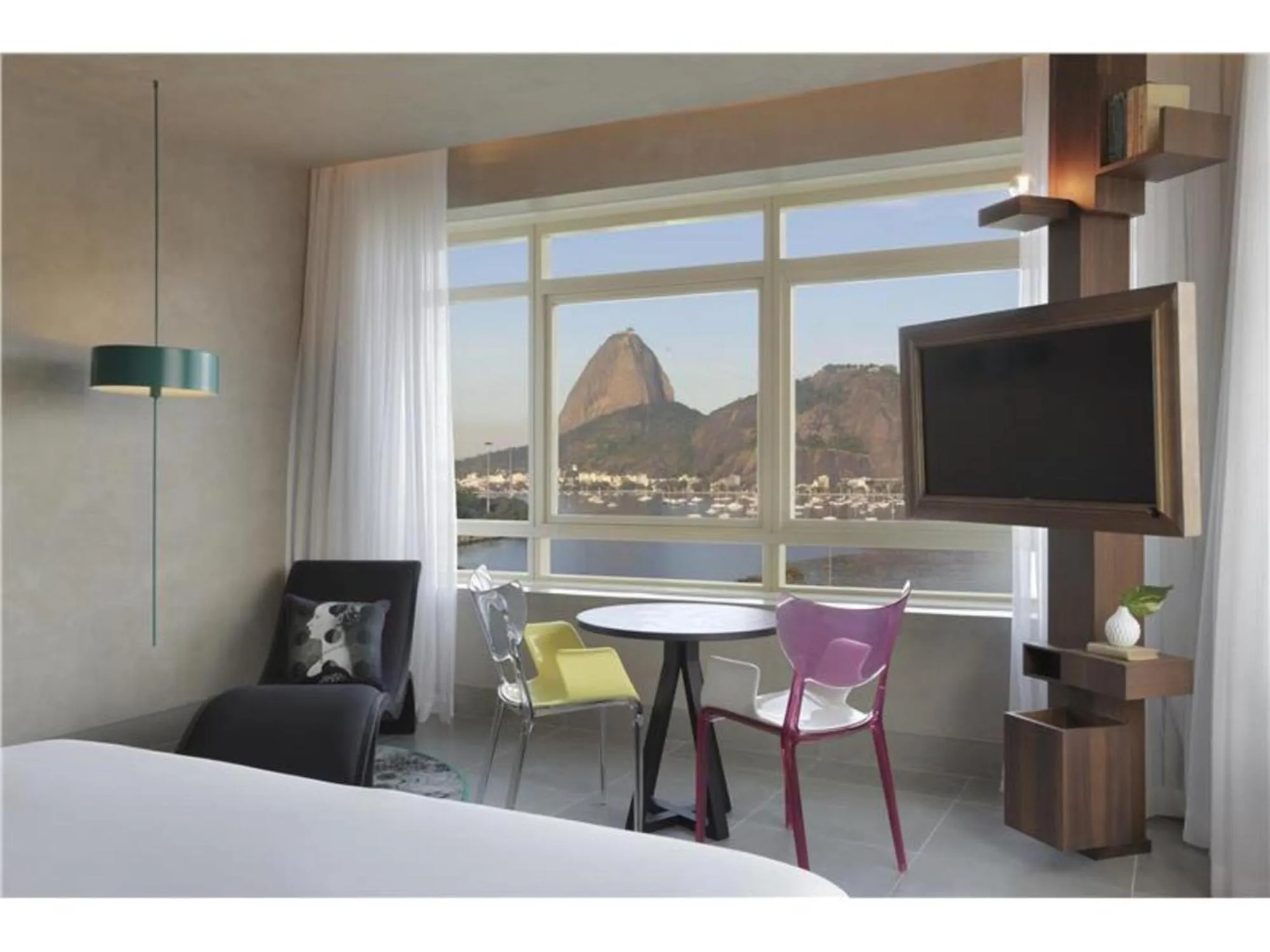 View (from property/room), Bed in Yoo2 Rio de Janeiro, Tapestry Collection by Hilton