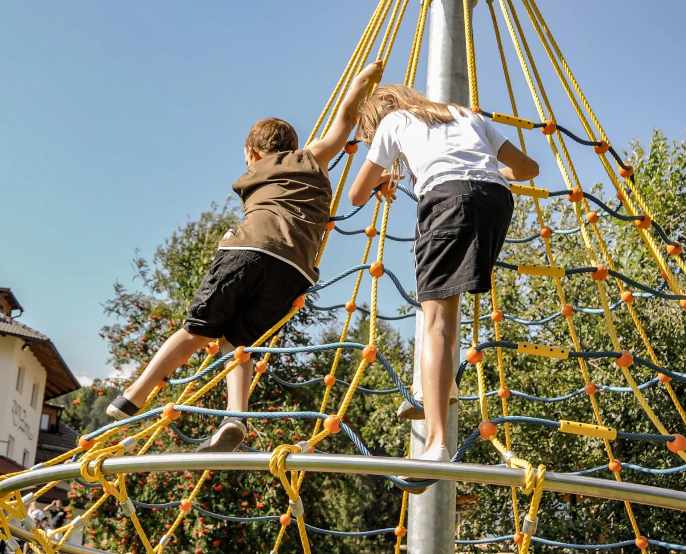Children play ground in Berghotel zum Zirm
