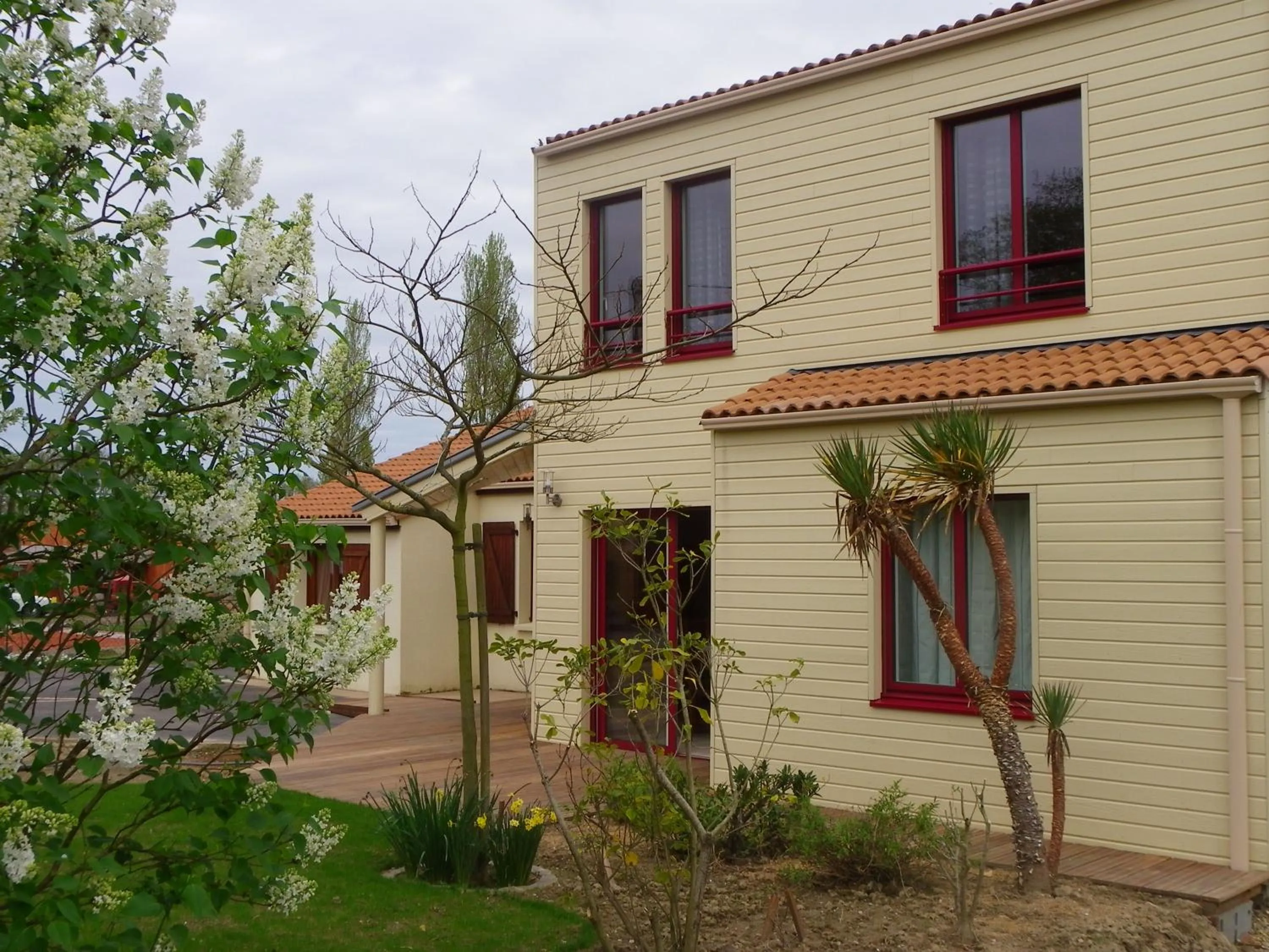 Garden view in Le Logis De Saint-Martin