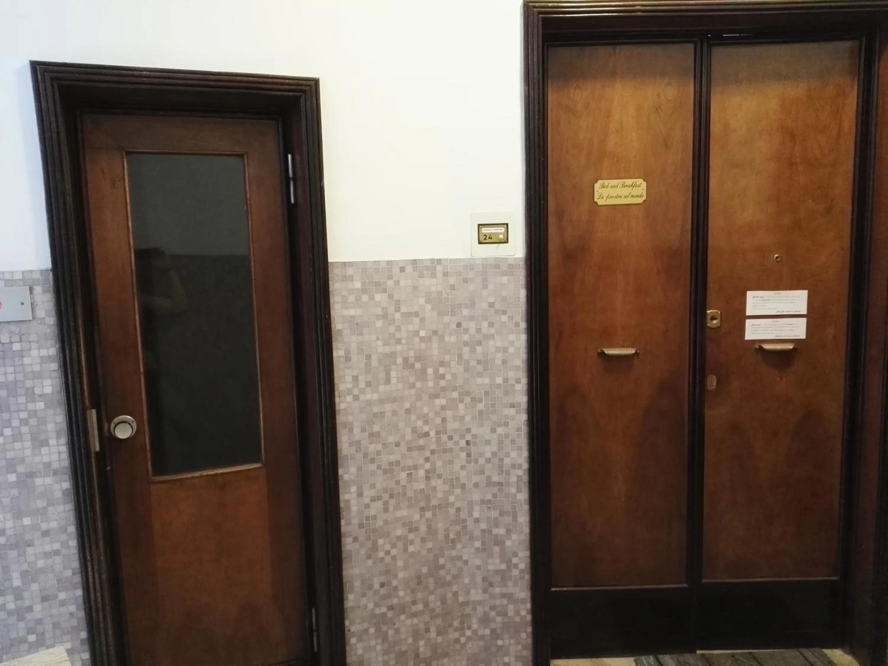 Facade/entrance in La Finestra Sul Mondo B&B