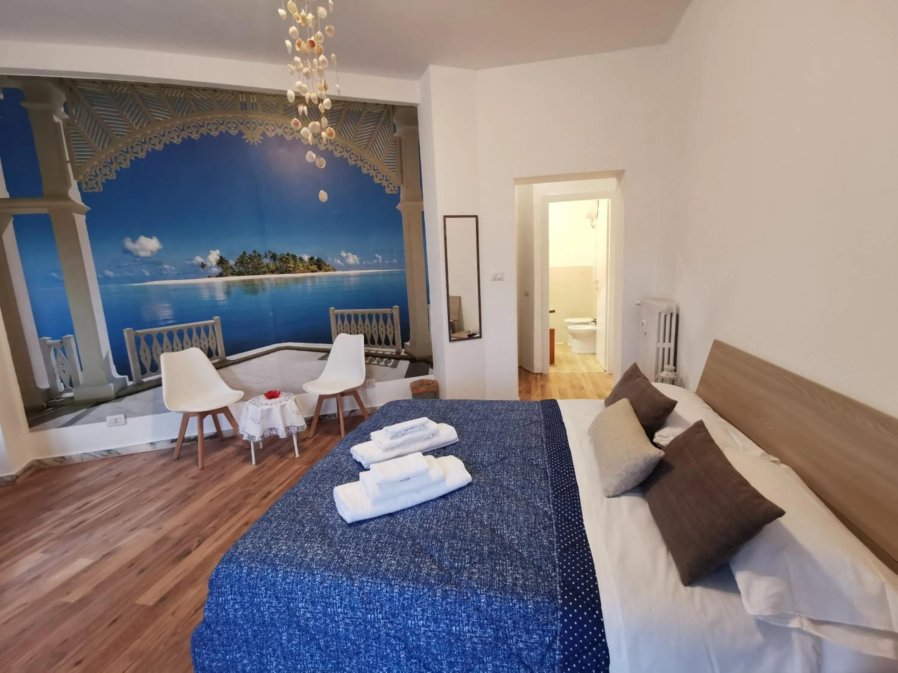 Bed in La Finestra Sul Mondo B&B
