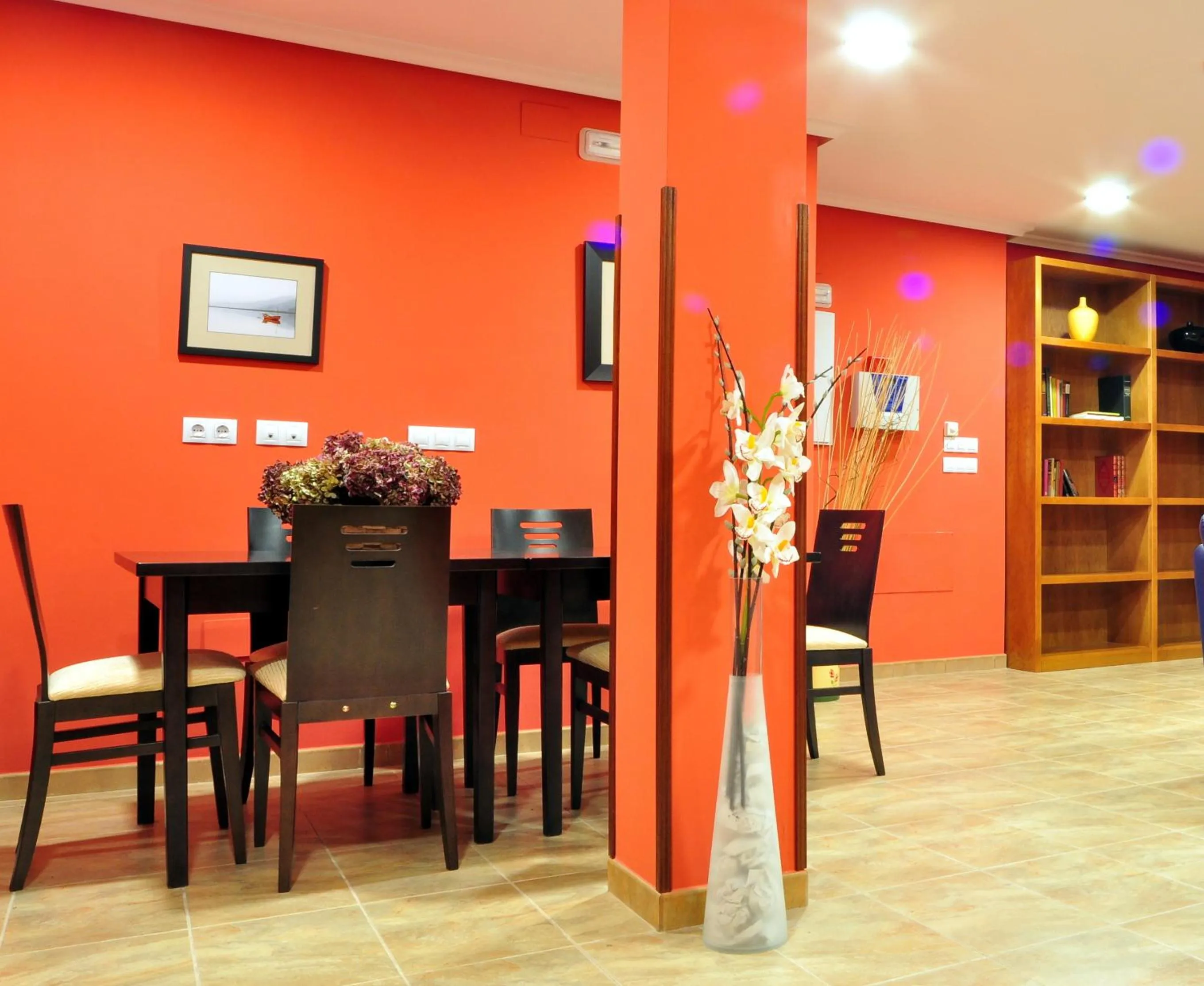 Dining area in Hostal Europa