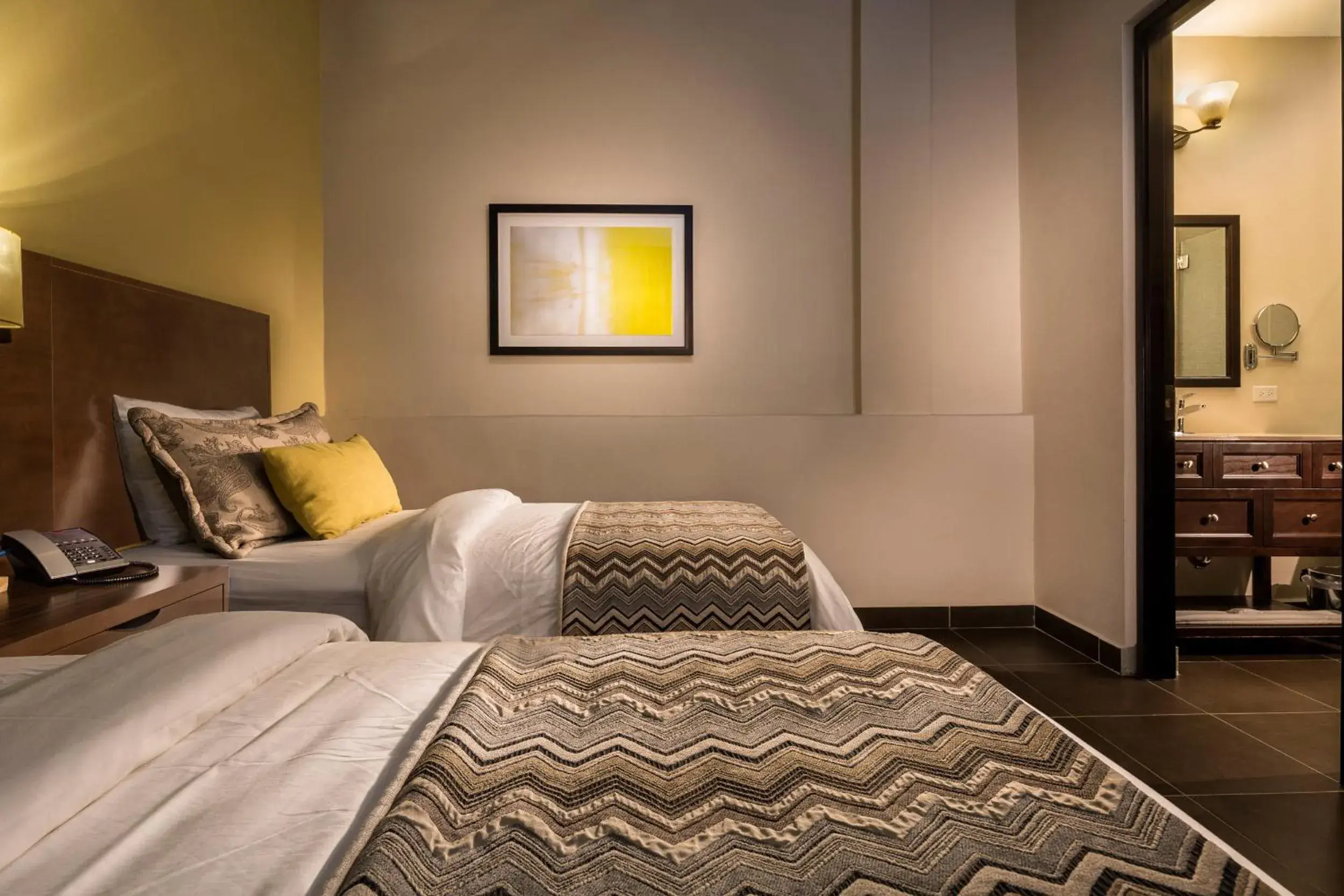 Interior Two Twin in Decanter Hotel Interior Two Twin in Decanter Hotel