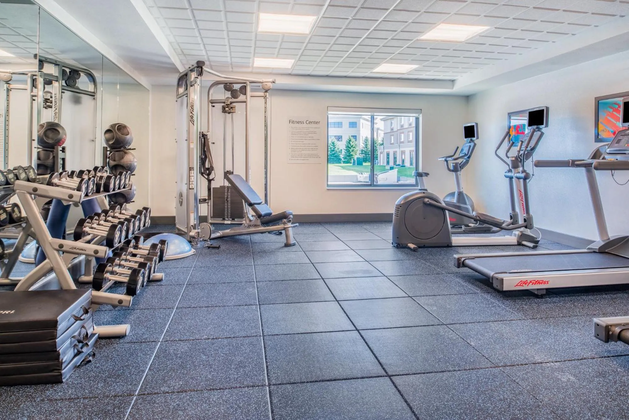 Fitness centre/facilities in Holiday Inn Express Hotel & Suites Bismarck by IHG