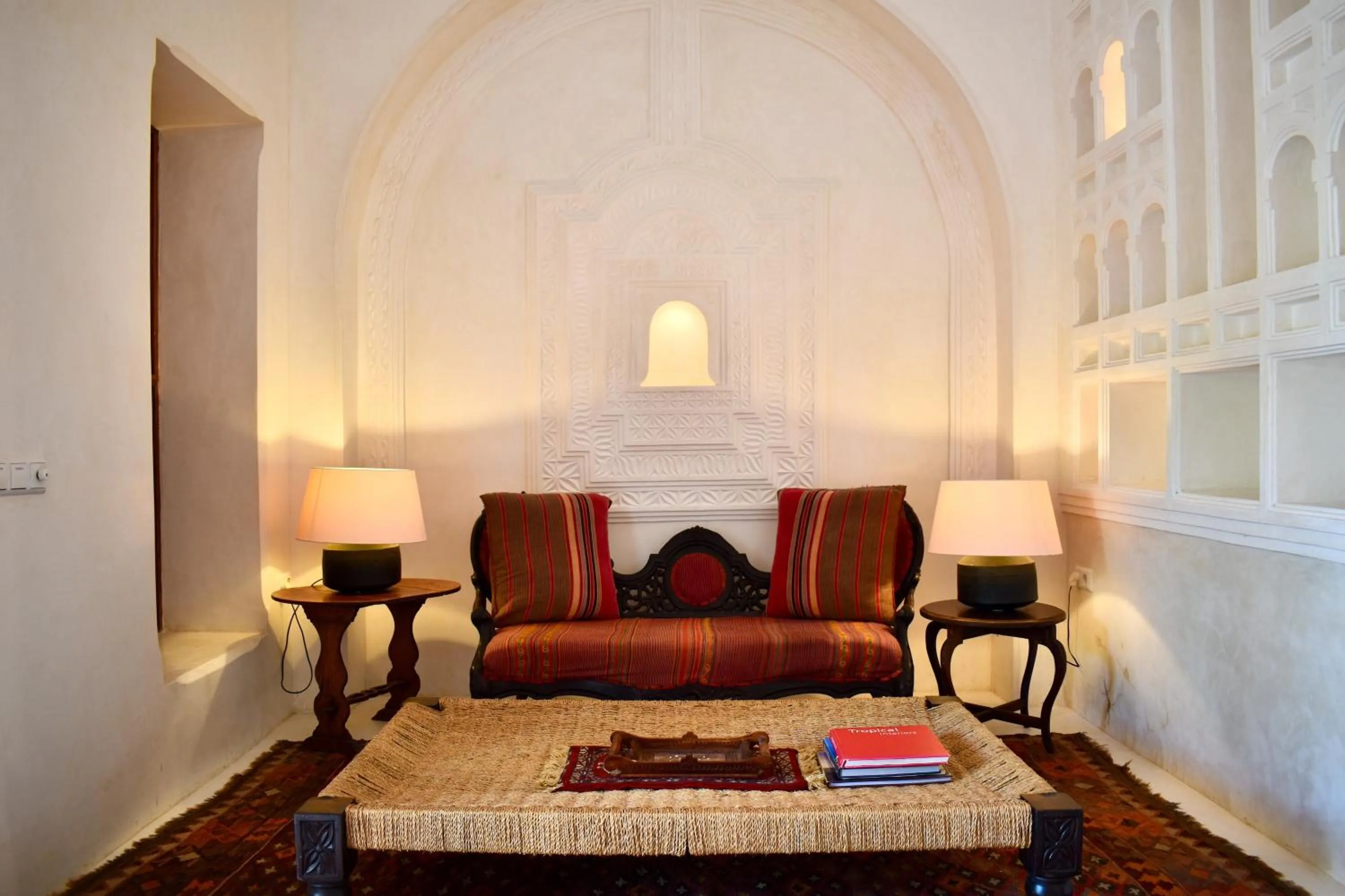 Seating area in Qambani Luxury Resort