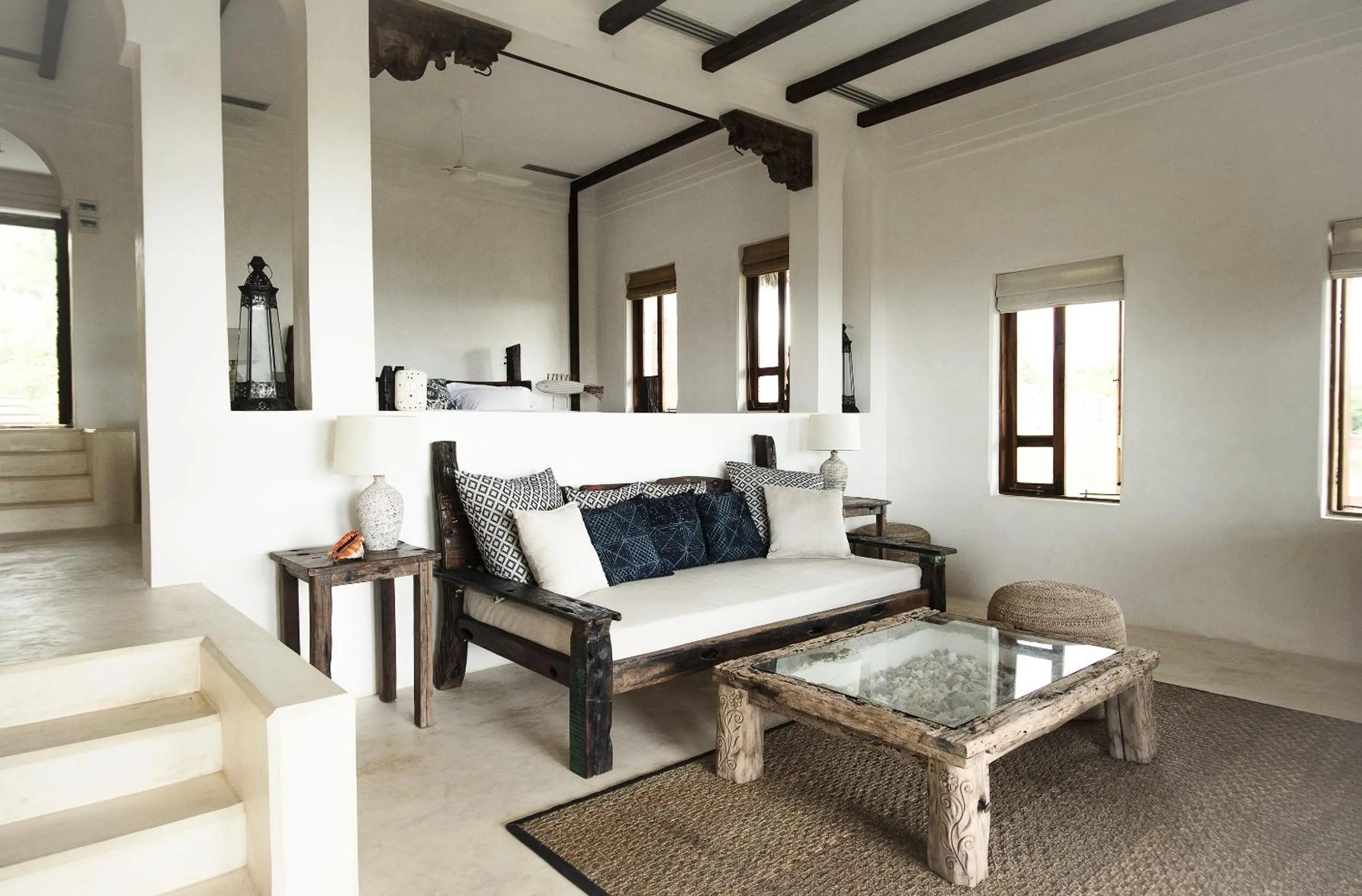 Library in Qambani Luxury Resort