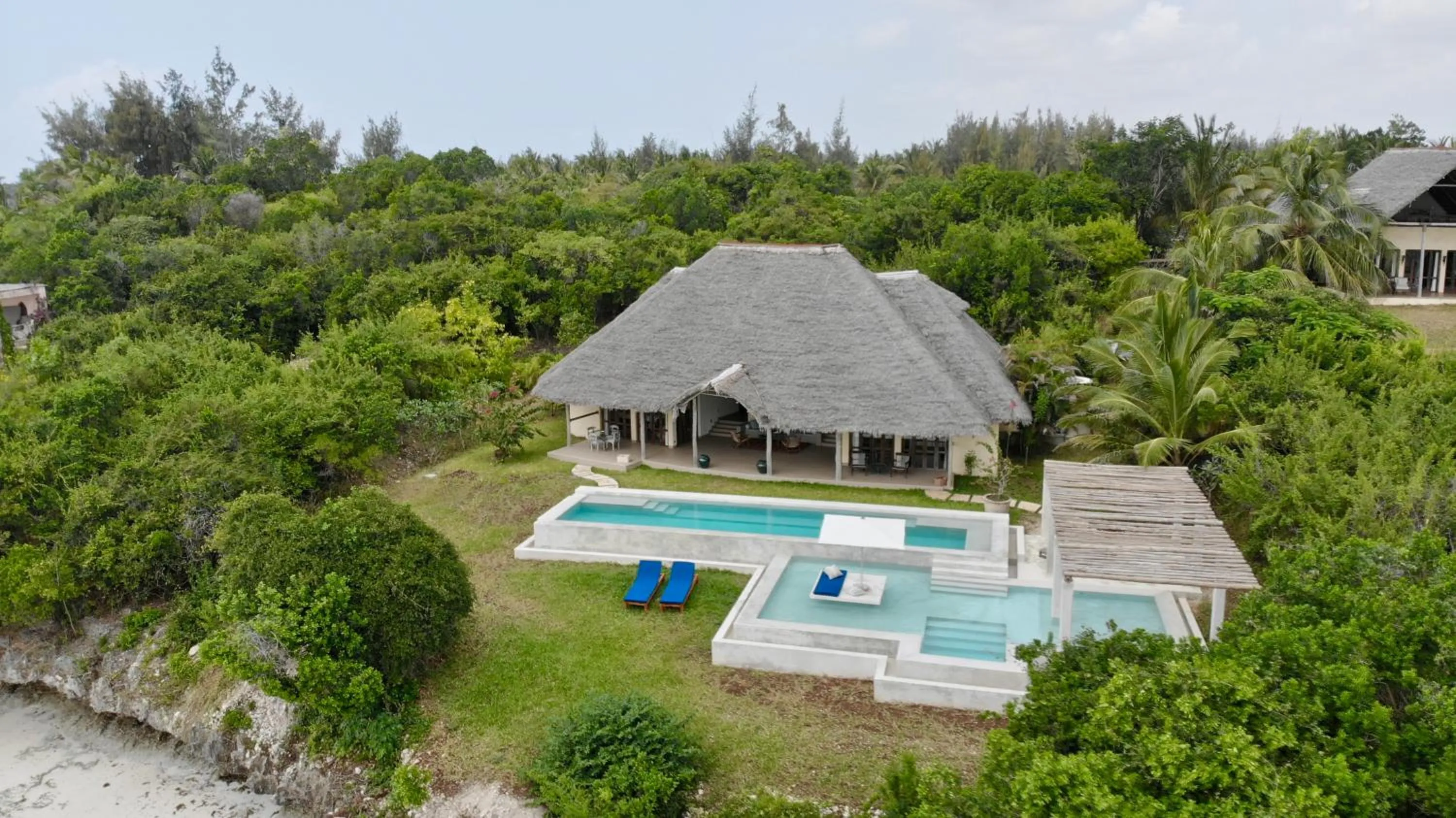 Pool view in Qambani Luxury Resort