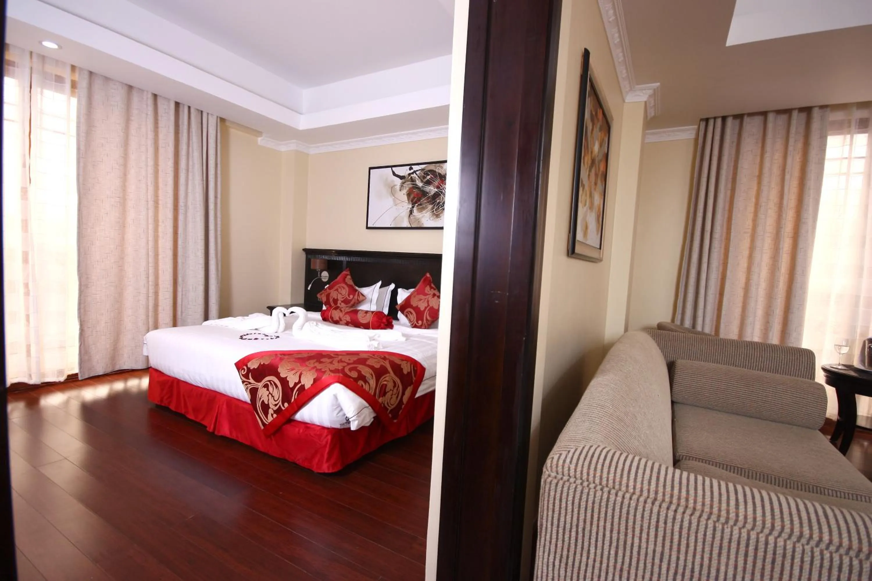 Photo of the whole room in The White Rhino Hotel