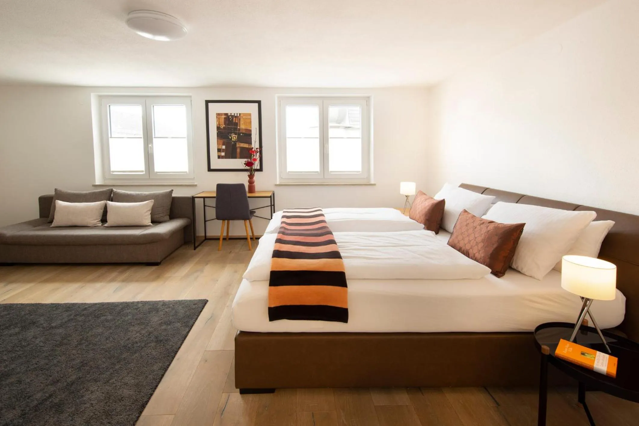 Bedroom, Bed in Hotel & Boarding House Schlosserwirt