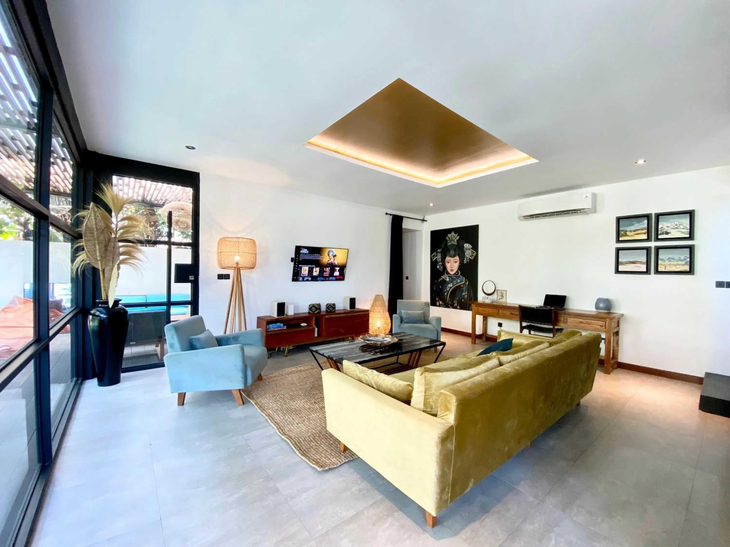 Living room in Karmagali Suites Adults only & Private Pool Family Villas