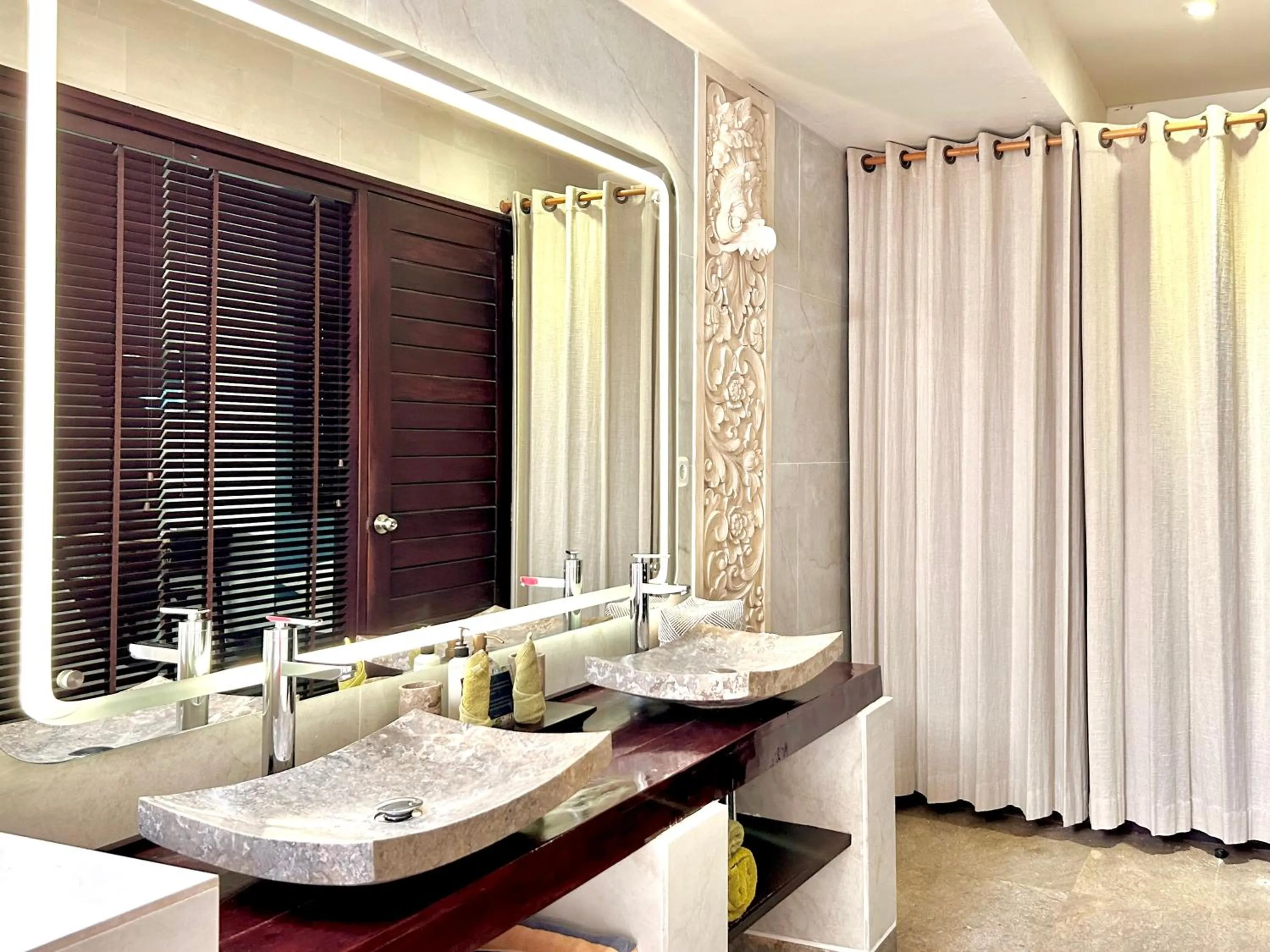Bathroom in Karmagali Suites Adults only & Private Pool Family Villas