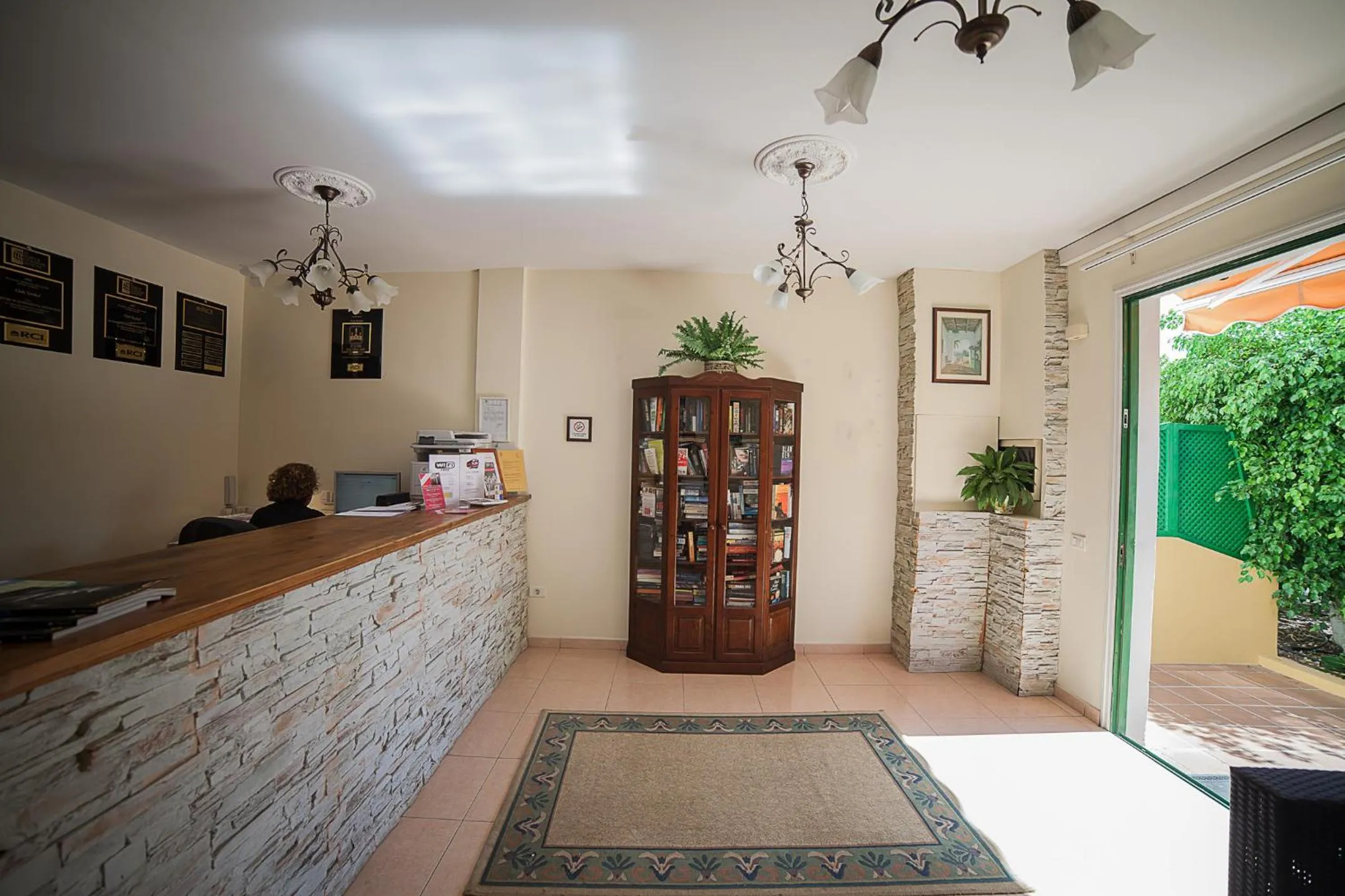 Lobby or reception in Club Tarahal