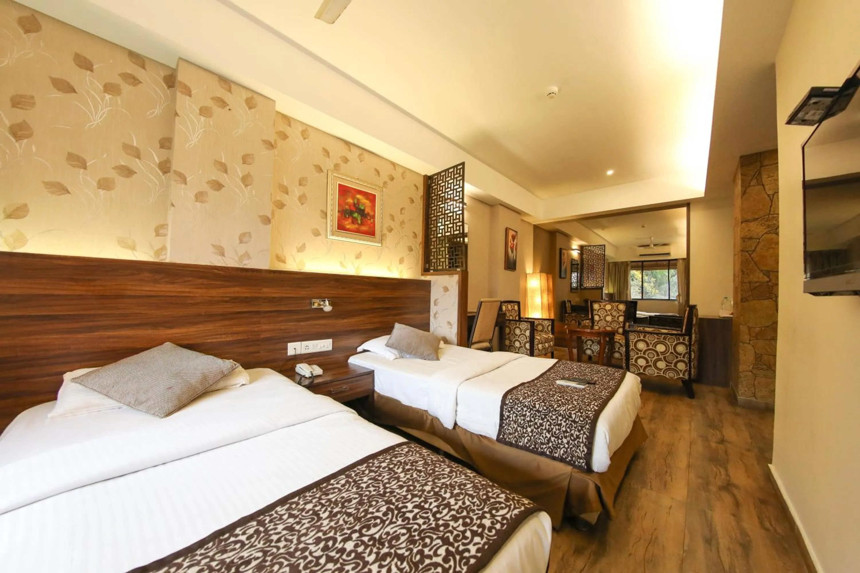 Bed in Hotel Maharana Inn Chembur