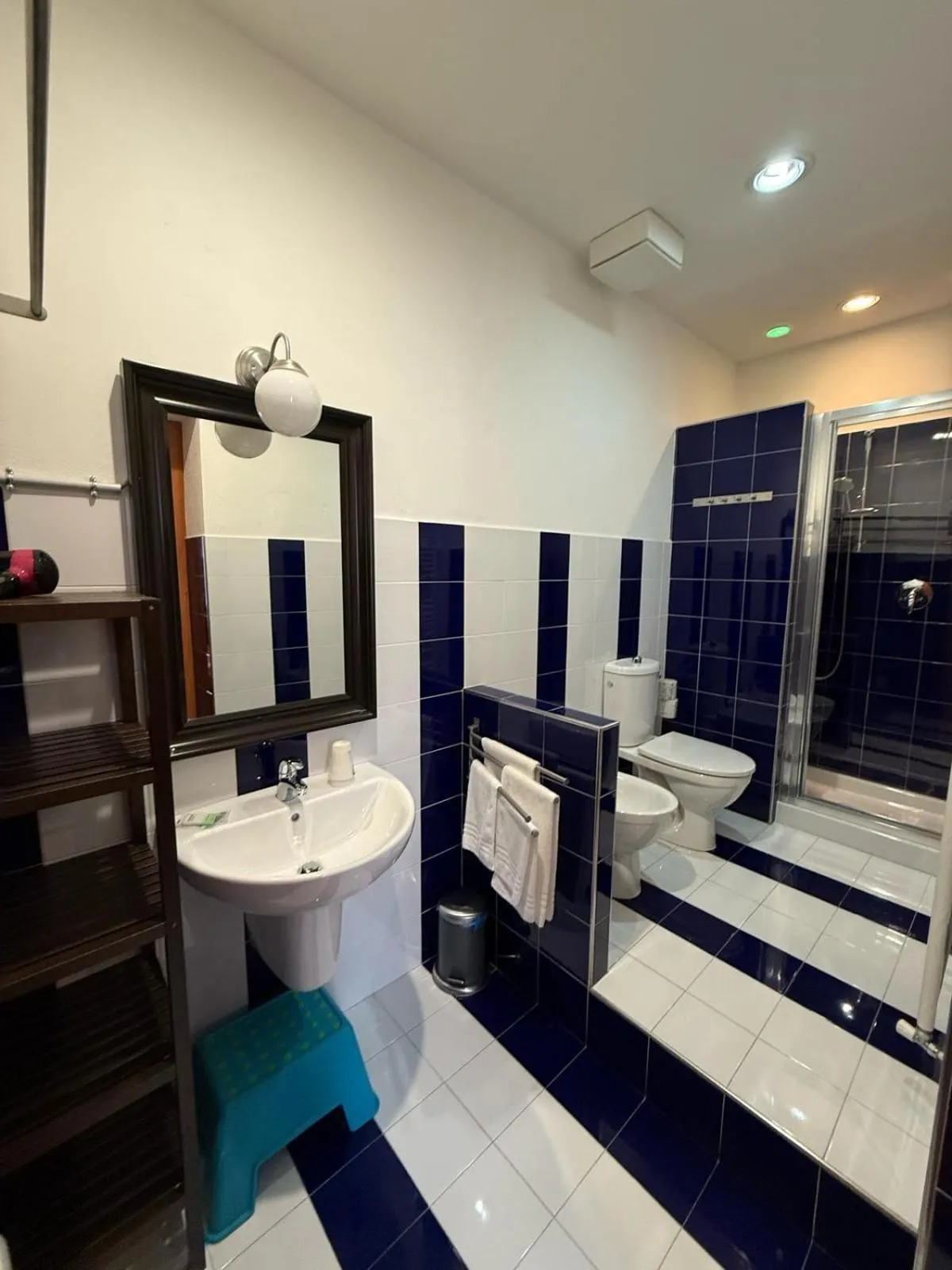 Shower, Bed in Andres Guest House Sanremo