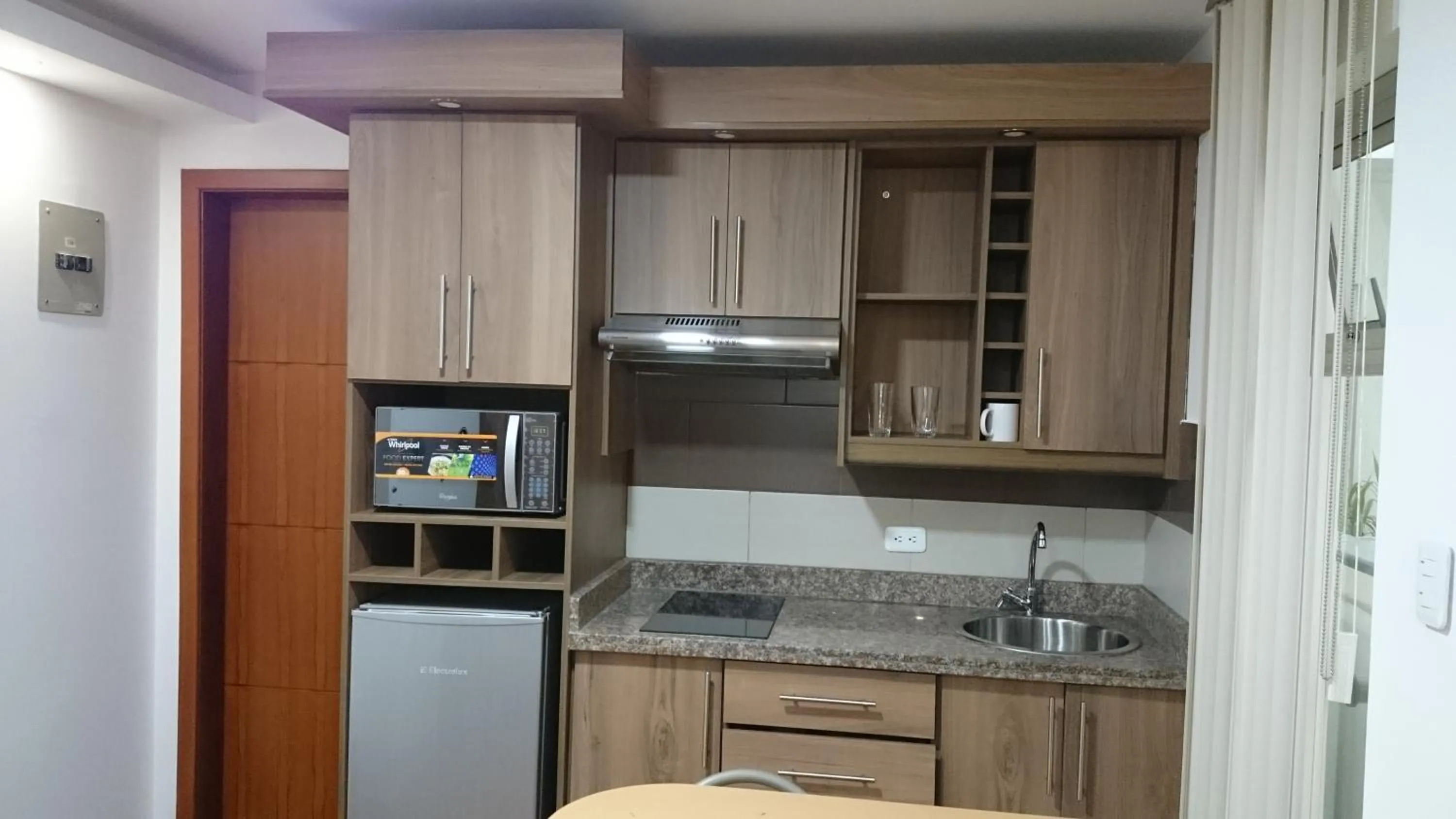 Kitchen or kitchenette in Hotel + Arte