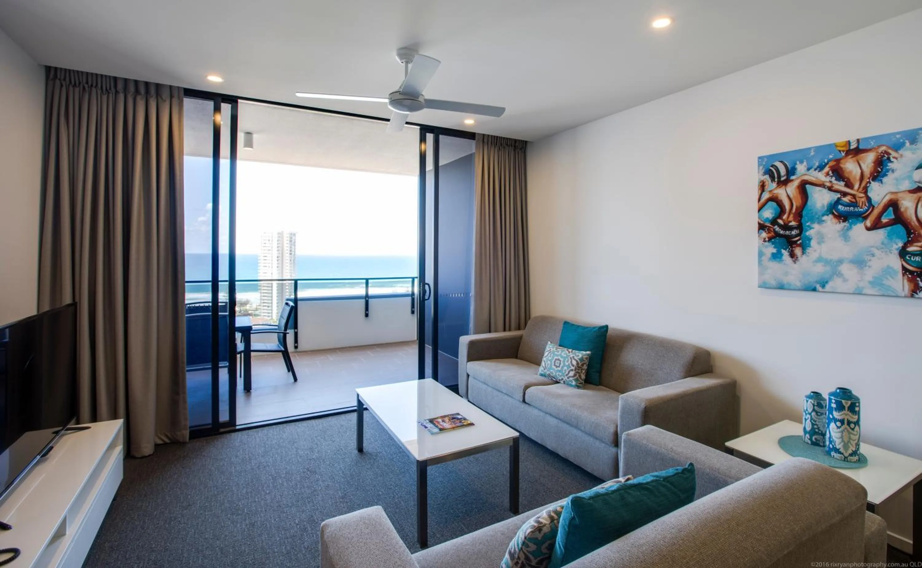 Living room in Synergy Broadbeach - Official