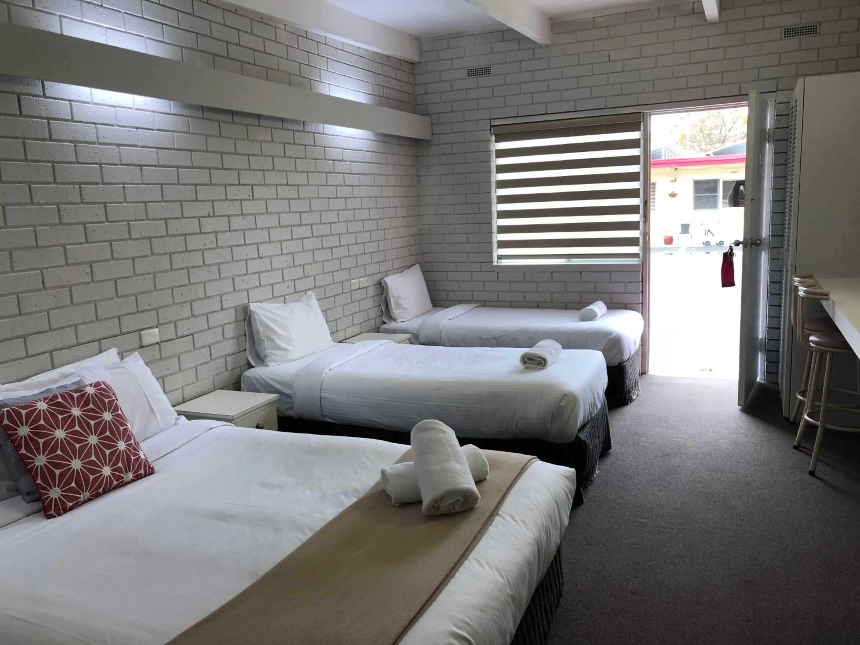 Bed in Wattle Motel