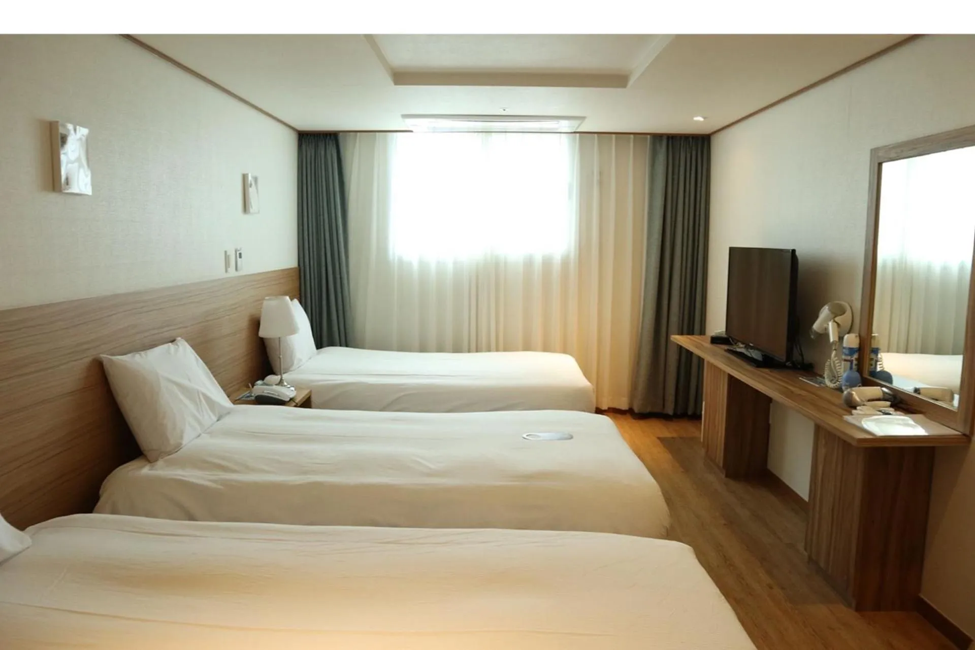 Photo of the whole room, Bed in Hotel Rest Seogwipo